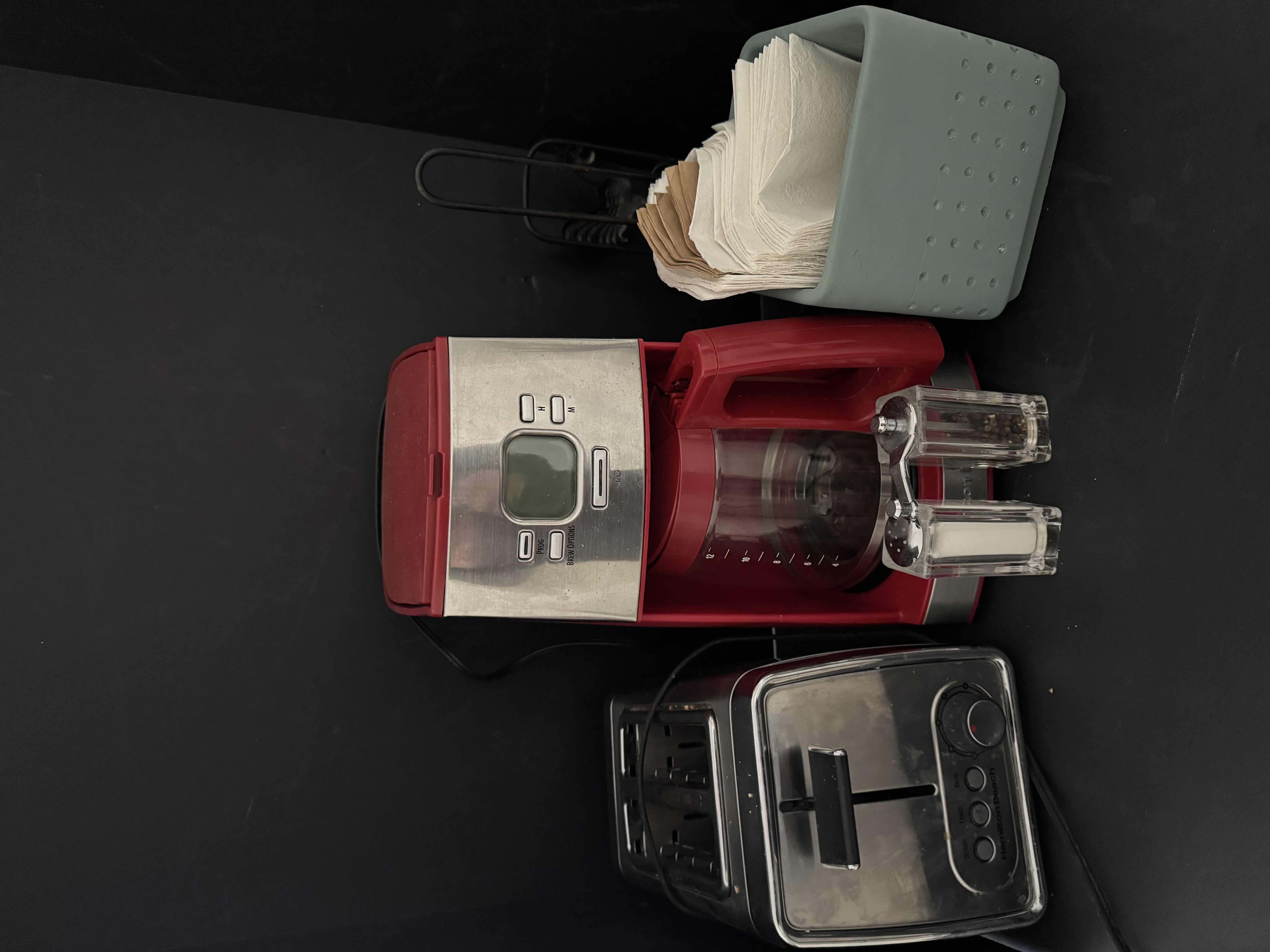 View 1 of KITCHEN ITEMS-8 CUP COFFEE MAKERS, 2 SLICE TOASTER, NAPKIN HOLDERS, ETC