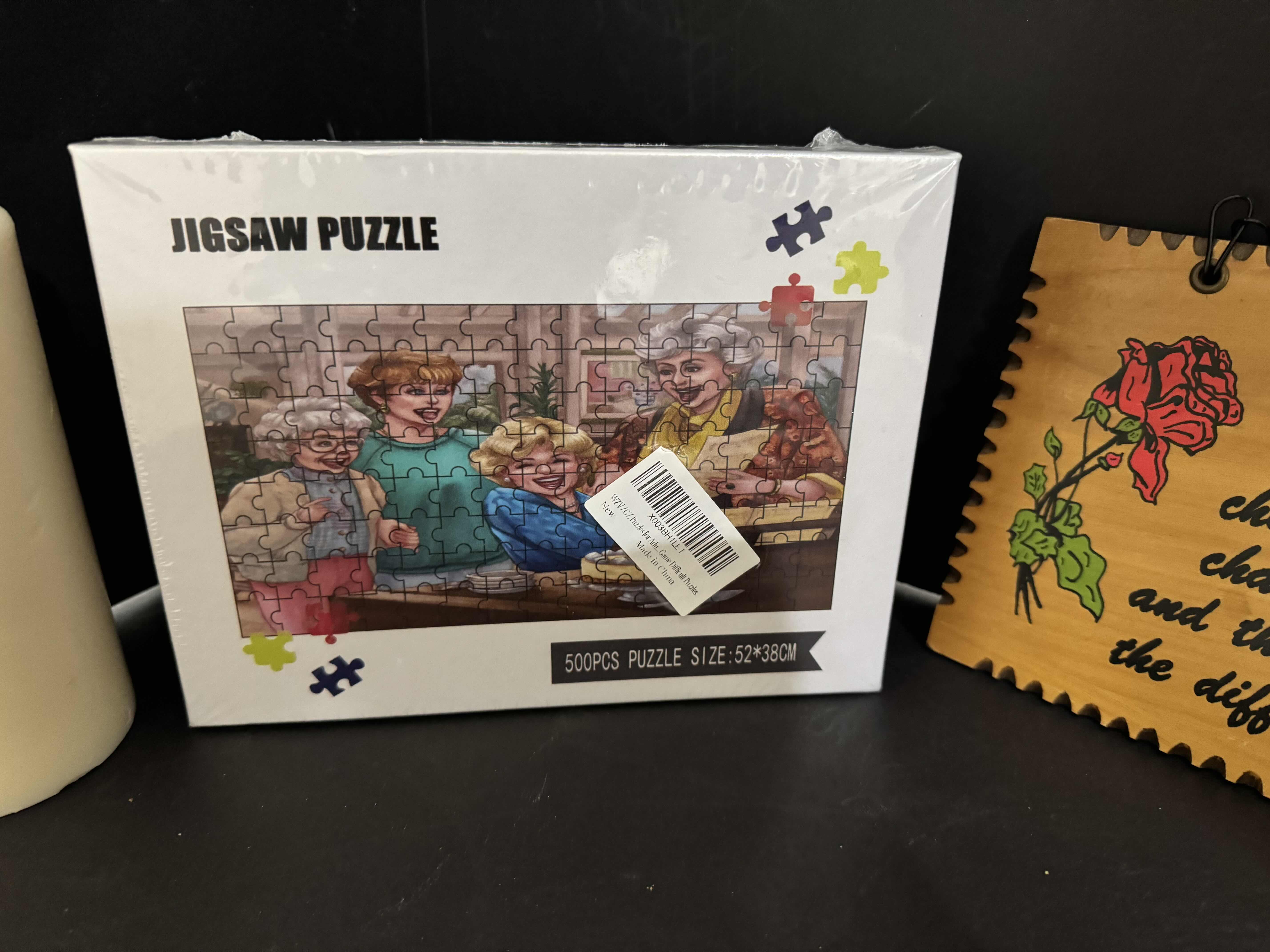 Photo 1 of WALL PLAQUE, CANDLES, PUZZLE