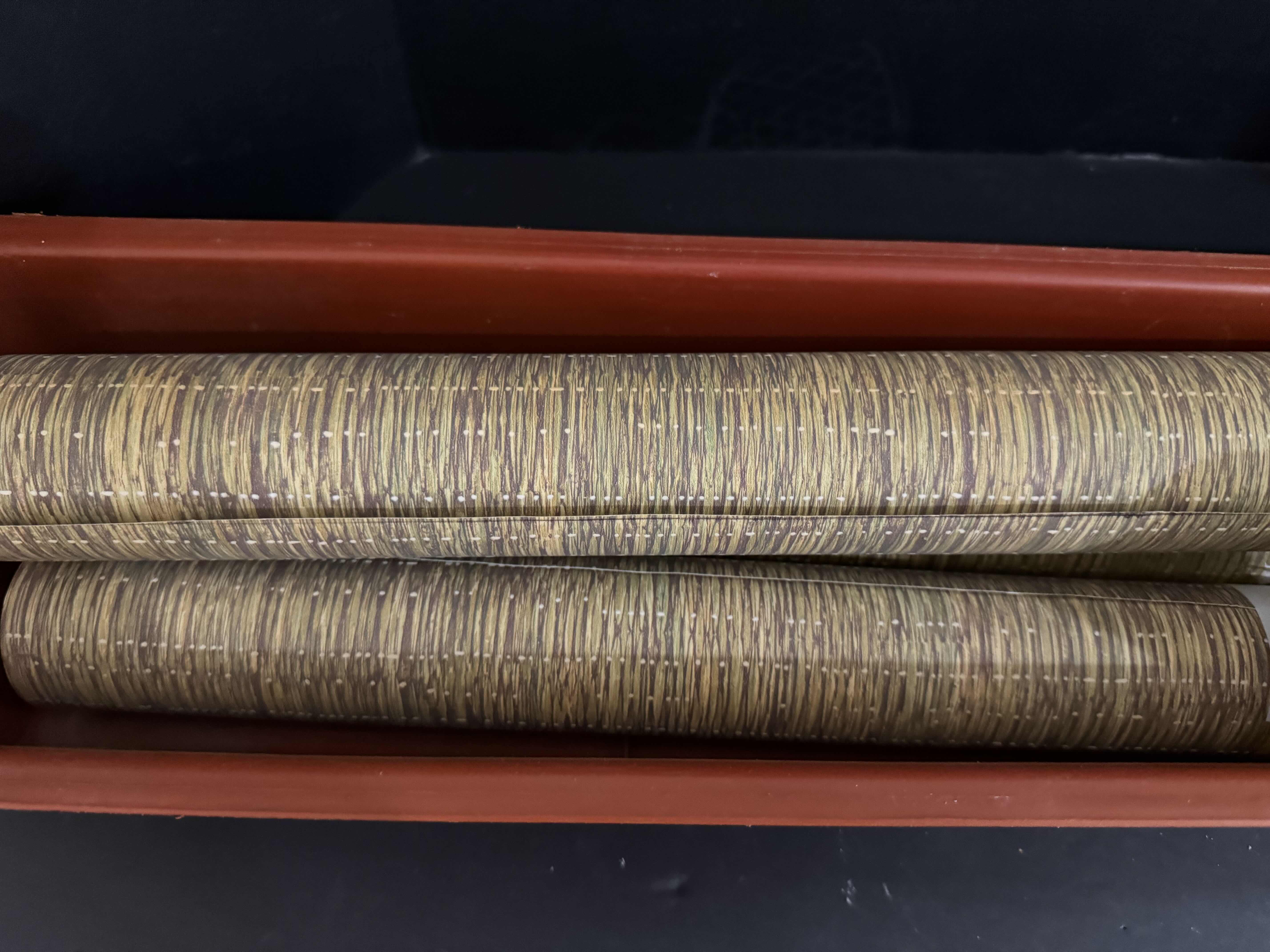 Photo 3 of HOME DECOR-3 ROLSLS OF WOVEN GRASS WALLPAPER AND HANGING SUPPLIES.