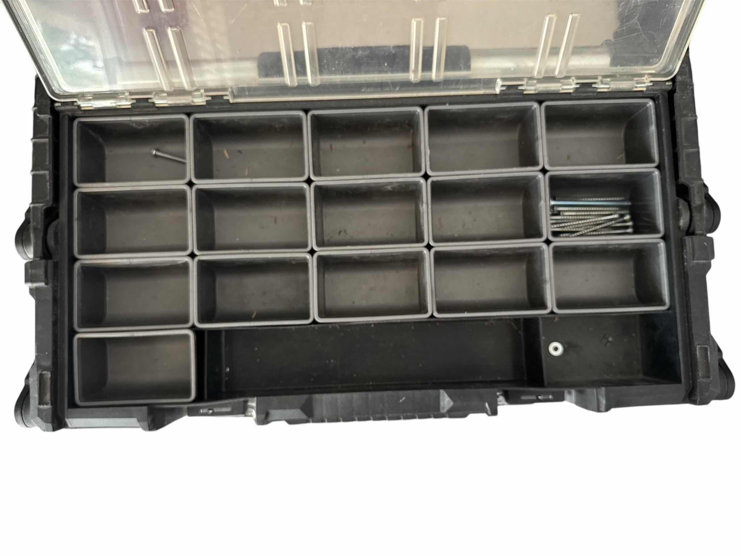 Photo 1 of HUSKY HEAVY DUTY PALSTIC TOOL BOX 