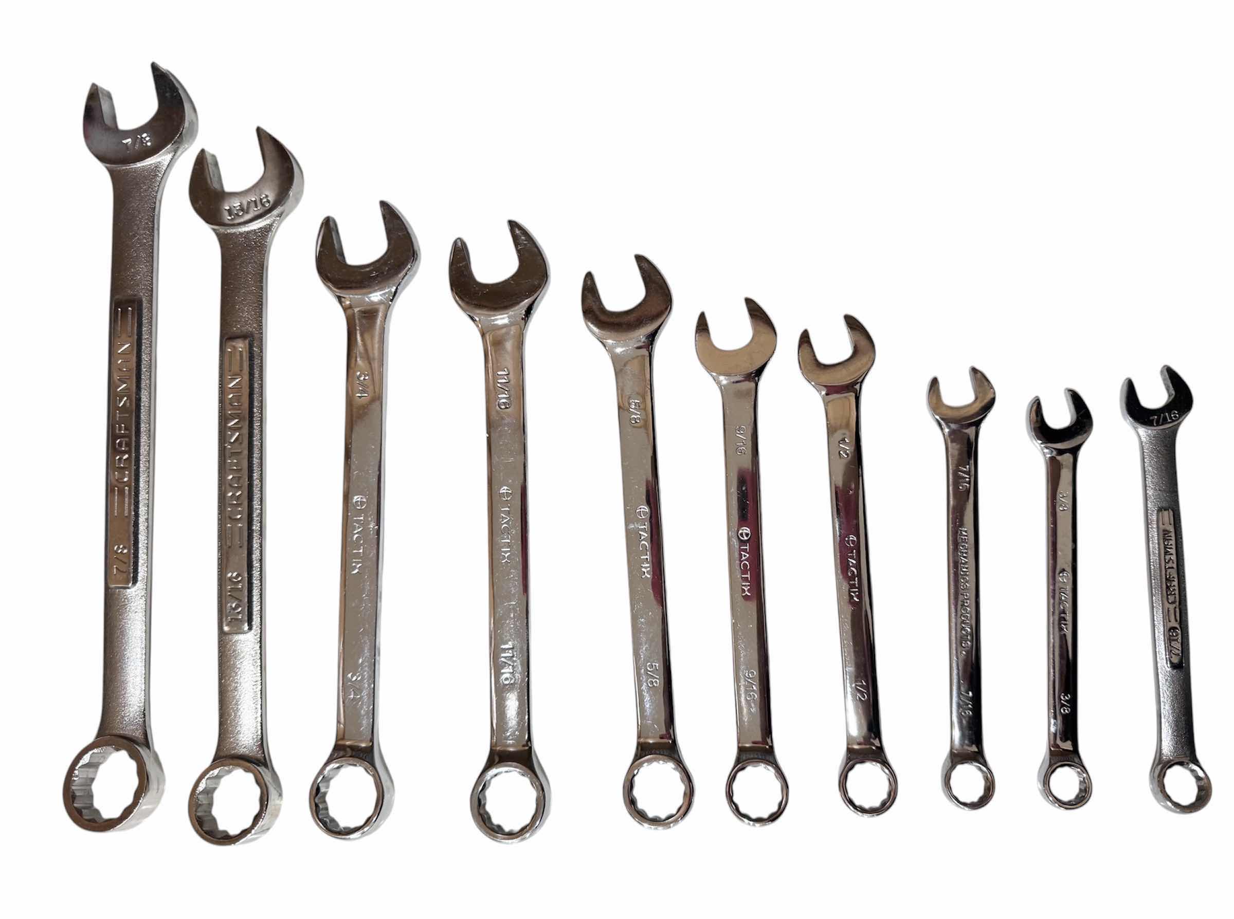 Photo 1 of 10 - CRAFTMAN AND TACTIX WRENCHES