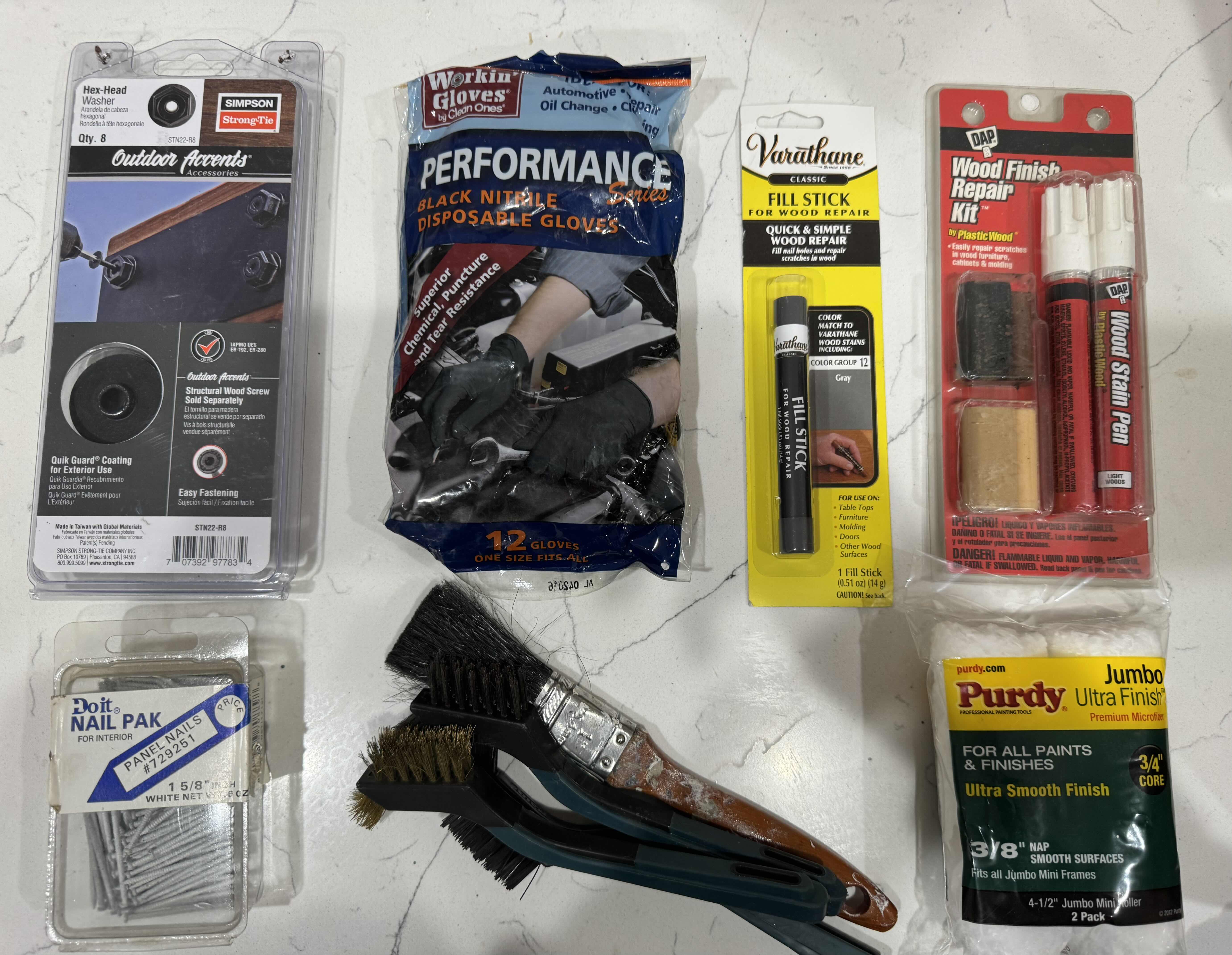 Photo 1 of ASSORTED HOME REPAIR ITEMS WITH BOX