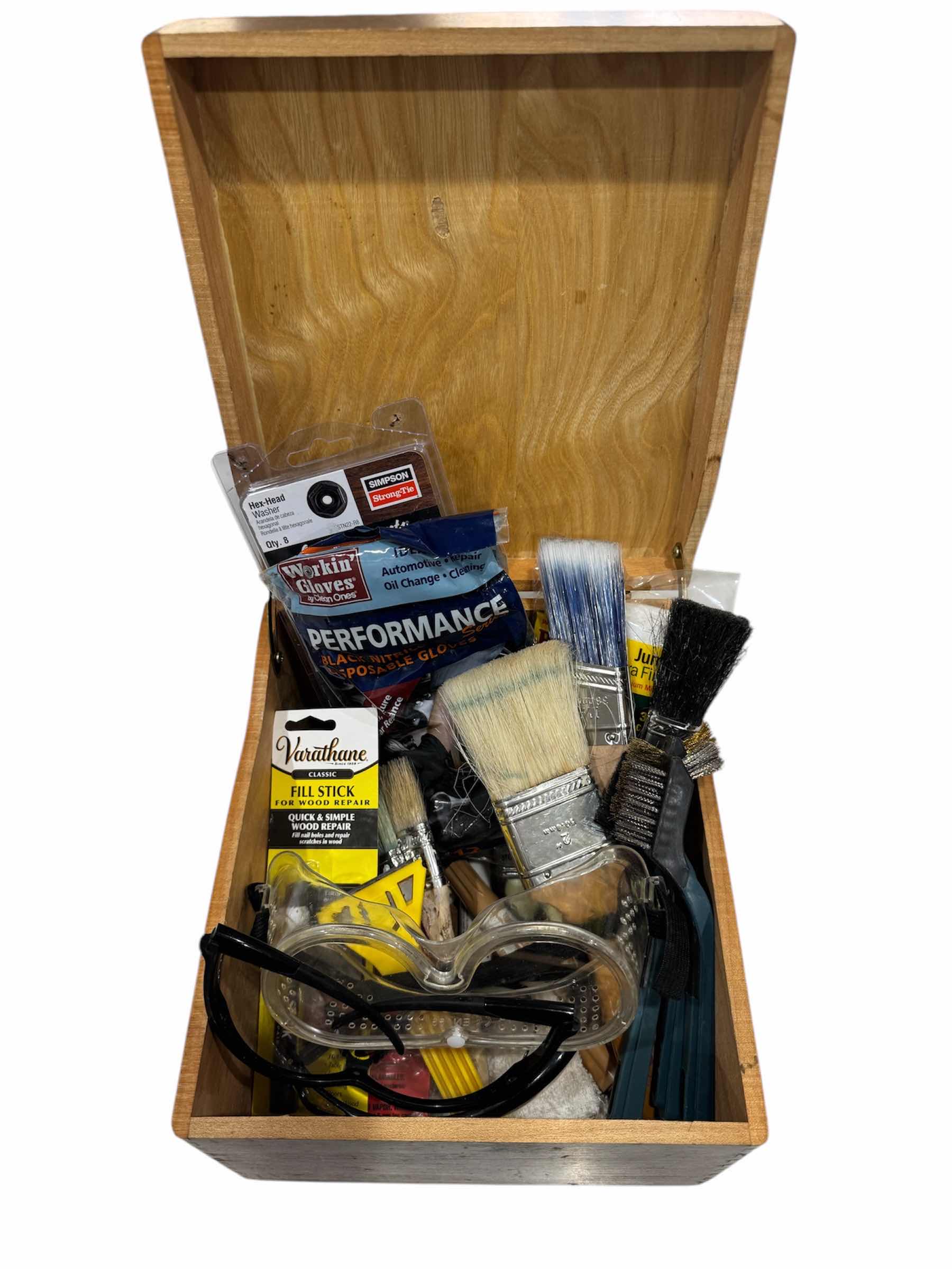 Photo 1 of ASSORTED HOME REPAIR ITEMS WITH BOX