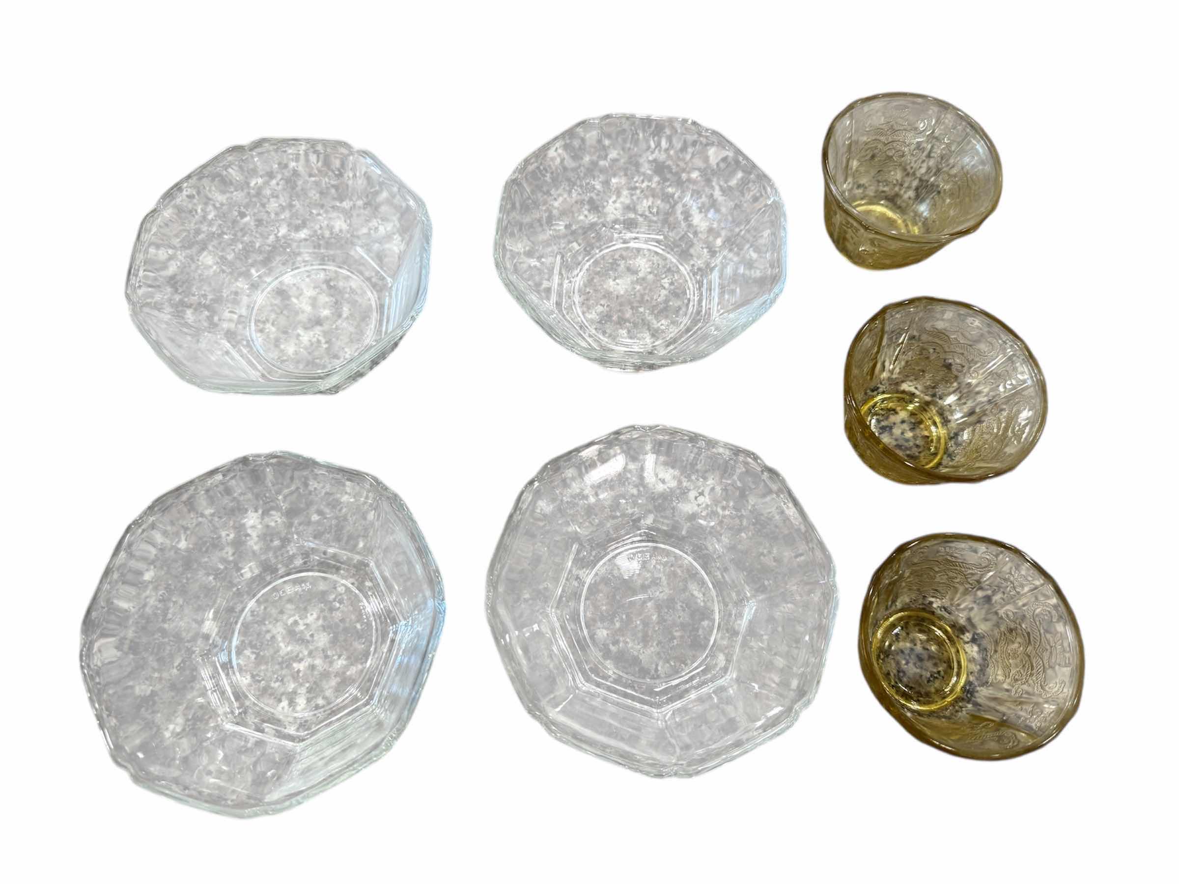 Photo 1 of 100
VINTAGE ASSORTED HOME DECOR, CRYSTAL CANDY DISHES, SMALL BOWLS, MILK GLASS, AMBER DEPRESSION GLASS AND CLEAR GLASS, 13 ITEMS

LARGE CRYSTAL CANDY DISH
D8” X H2”