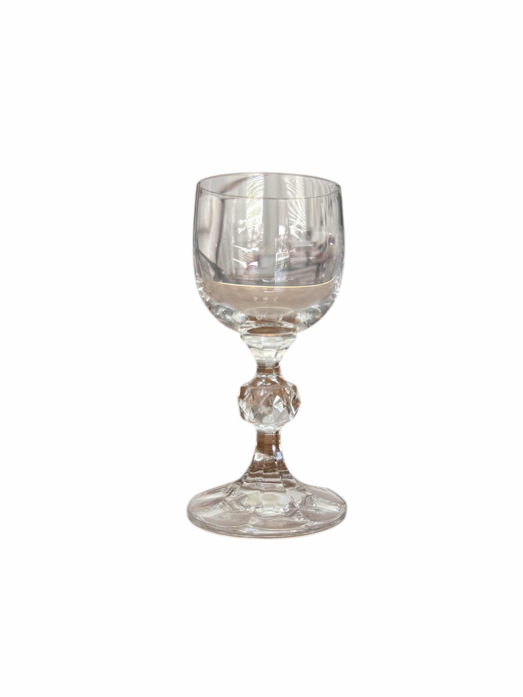 Photo 1 of 35
6- VINTAGE CLAUDIA BOHEMIA GLASS, CLEAR
D2” X H4.5”