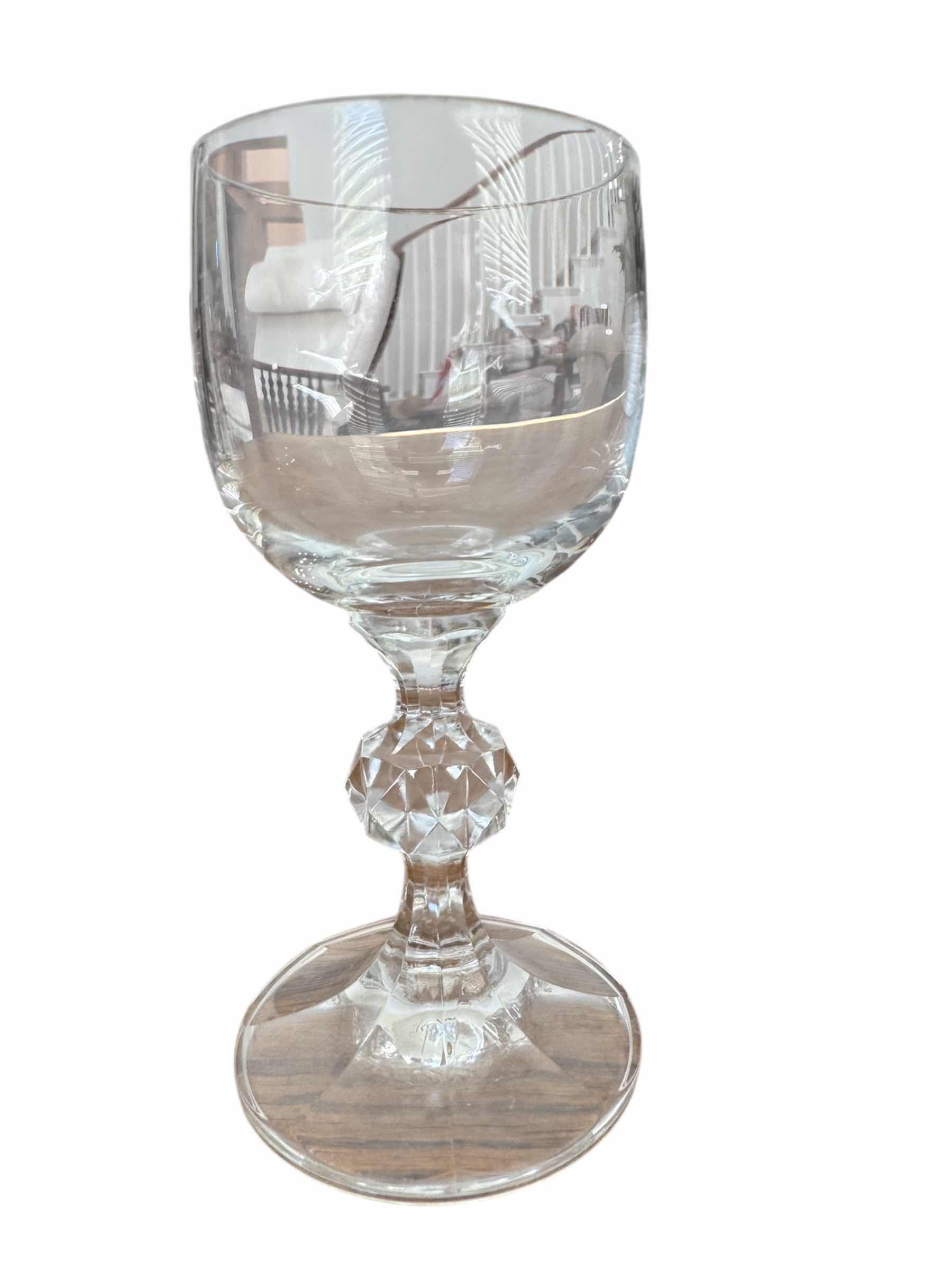 Photo 1 of 35
6- VINTAGE CLAUDIA BOHEMIA GLASS, CLEAR
D2” X H4.5”