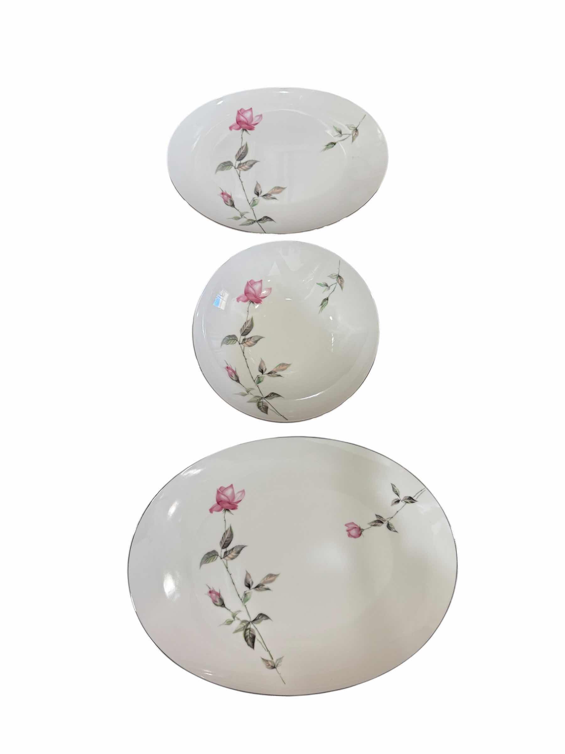 Photo 3 of 120
VINTAGE DAWN ROSES BY SANGO JAPAN SERVING SET, FLORAL DESIGN, CHINA, 7 ITEMS

SERVING PLATTER
16” X 12” X H1.25”