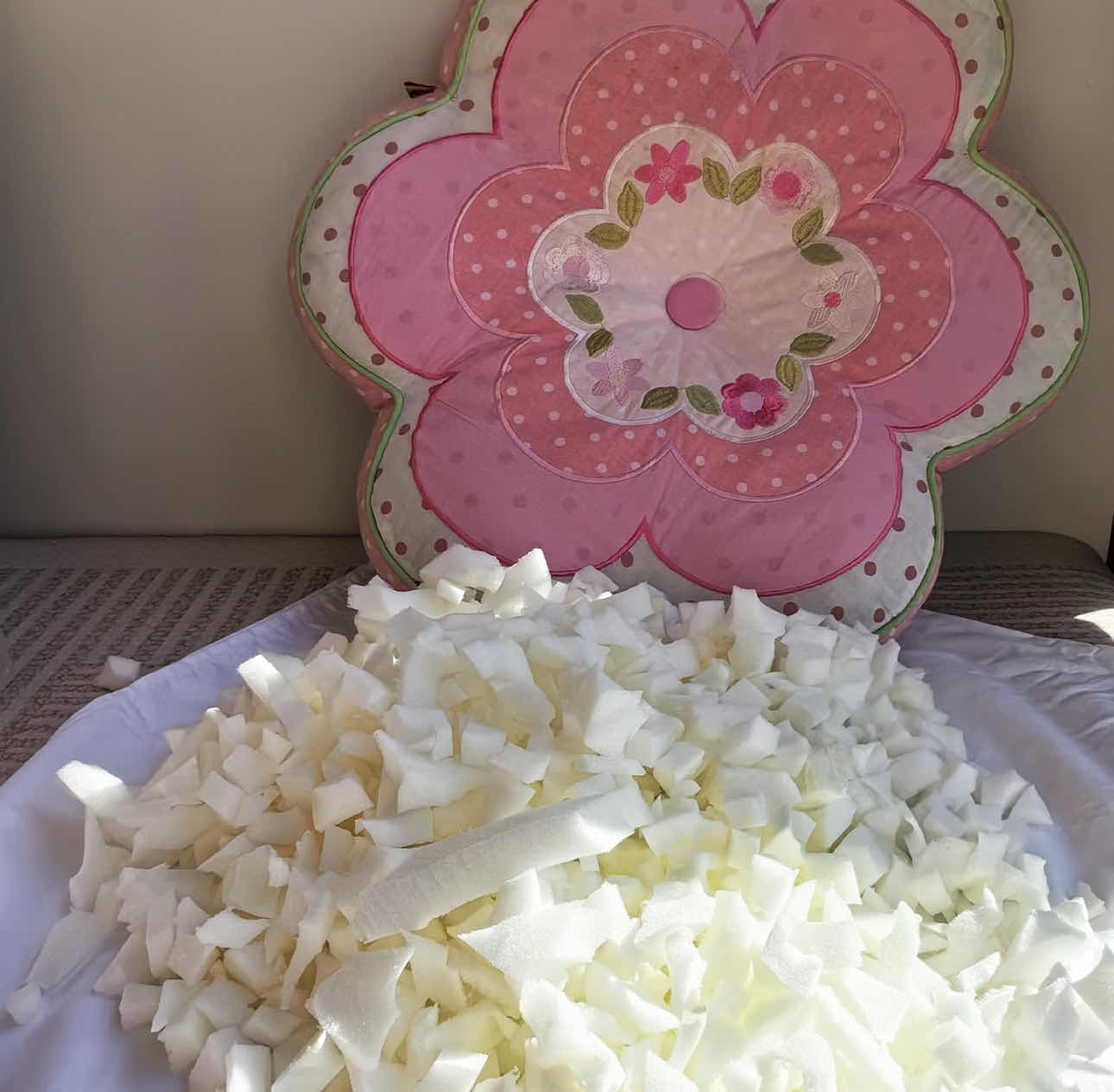 Photo 1 of BRAND NEW CASE OF 3 10lbs SHREDDED MEMORY FOAM FILLER OR BEAN BAG FILLING