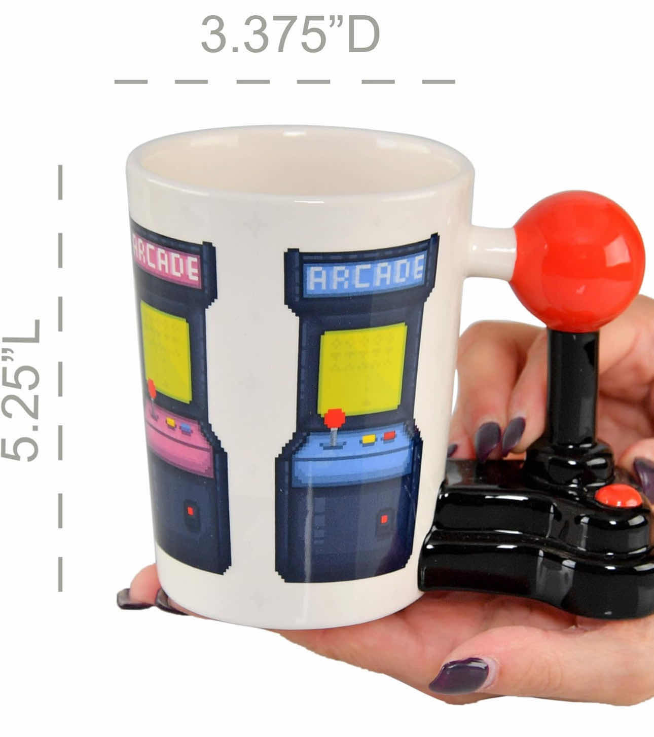 Photo 3 of BRAND NEW CASE OF HOME-X NOVELTY COFFEE MUG WITH JOYSTICK HANDLE FOR OFFICE OR HOME KITCHEN