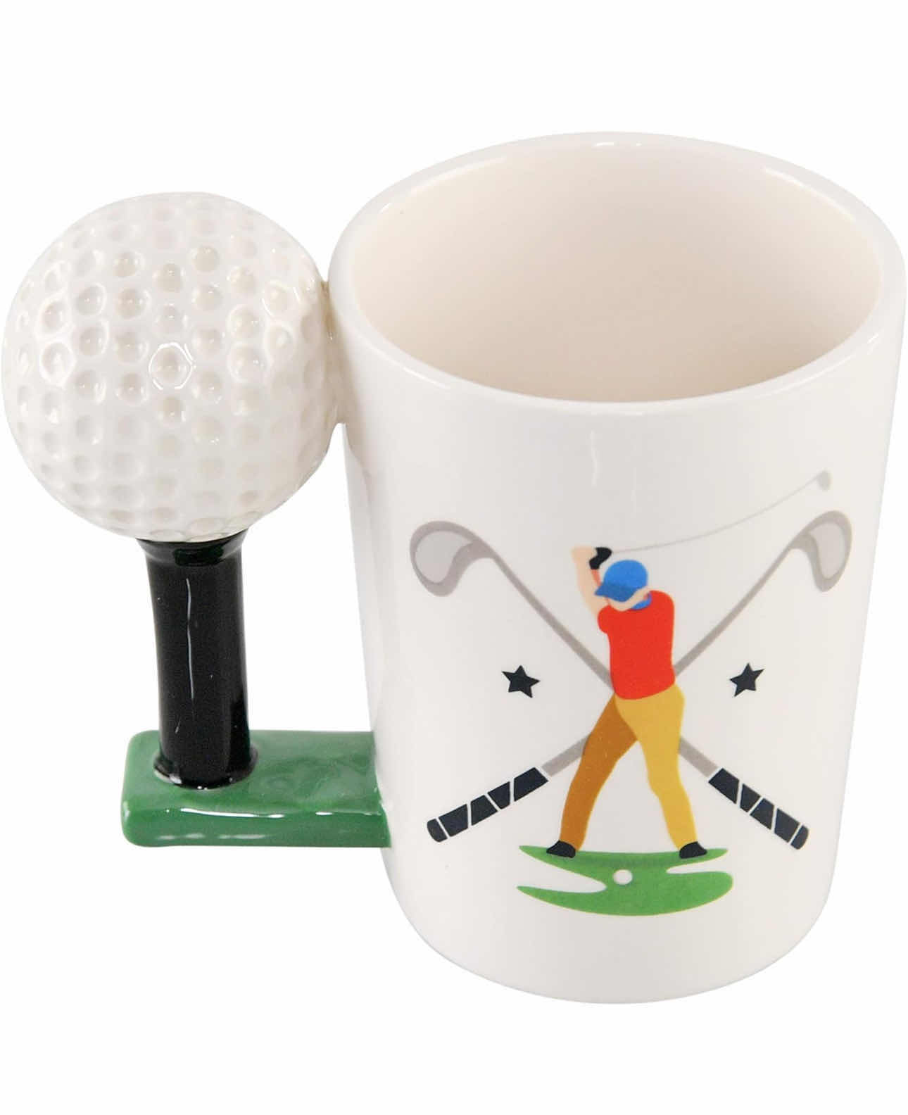 Photo 1 of BRAND NEW CASE OF 18 HOME-X NOVELTY COFFEE MUG WITH GOLF TEE HANDLE