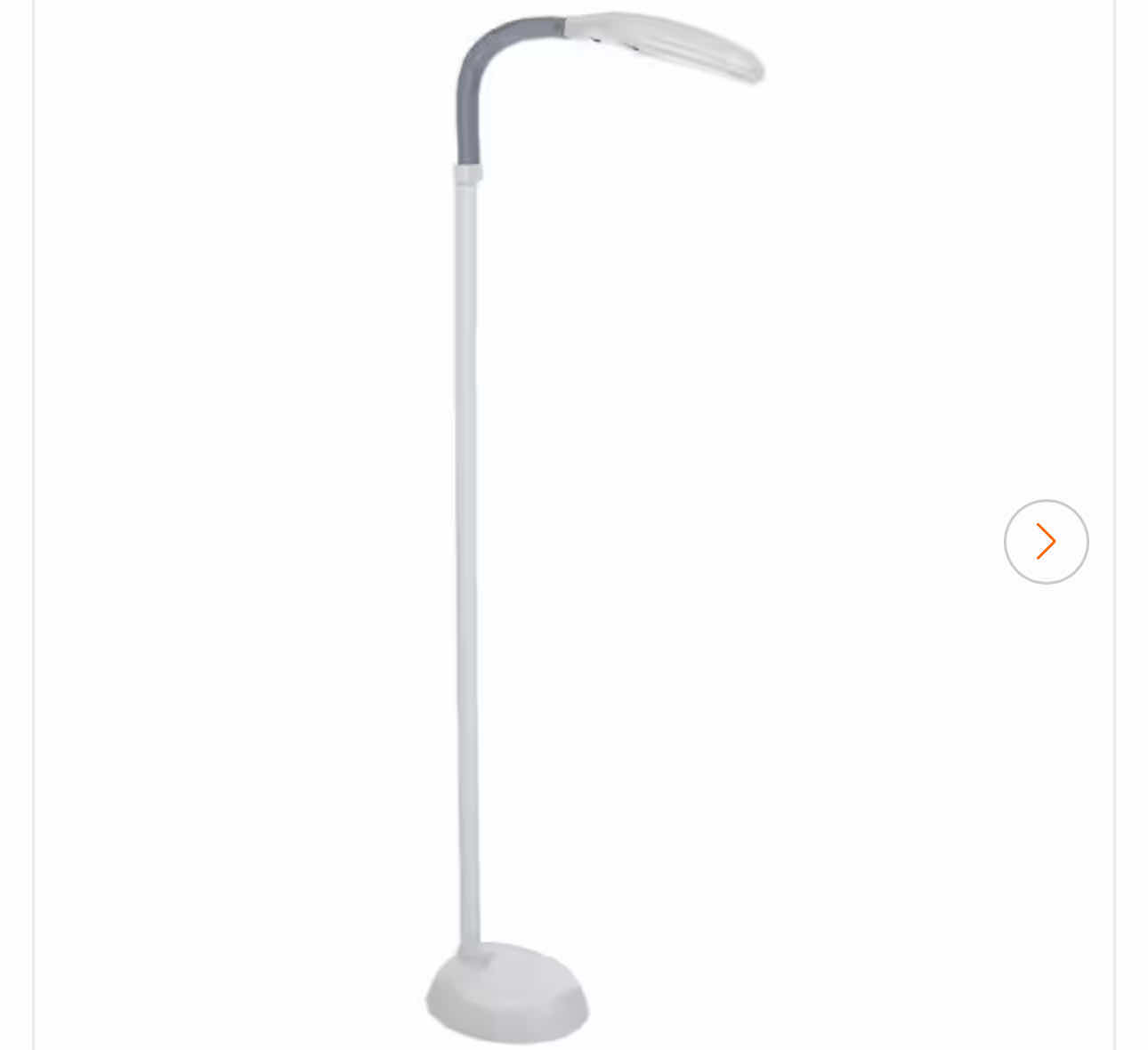 Photo 1 of BRAND NEW CASE OF 3 LAVISH HOME 72-0820 FULL SPECTRUM NATURAL SUNLIGHT FLOOR LAMP WITH BENDABLE NECK FOR READING, CRAFTIING, STUDYING