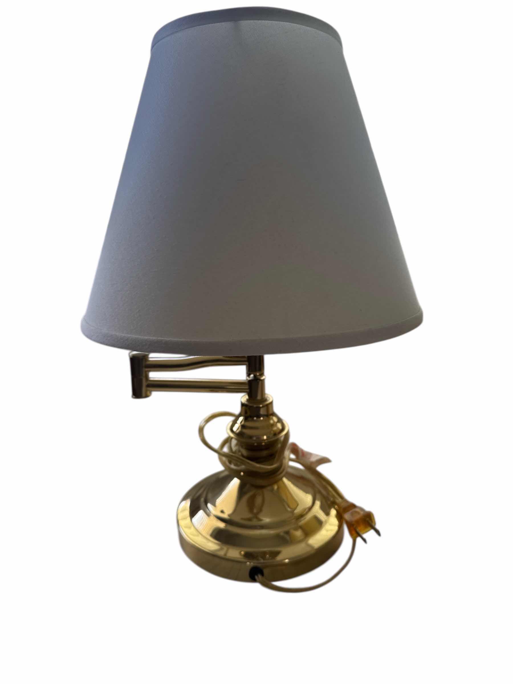 Photo 1 of 2 SMALL BRASS LAMPS 16”