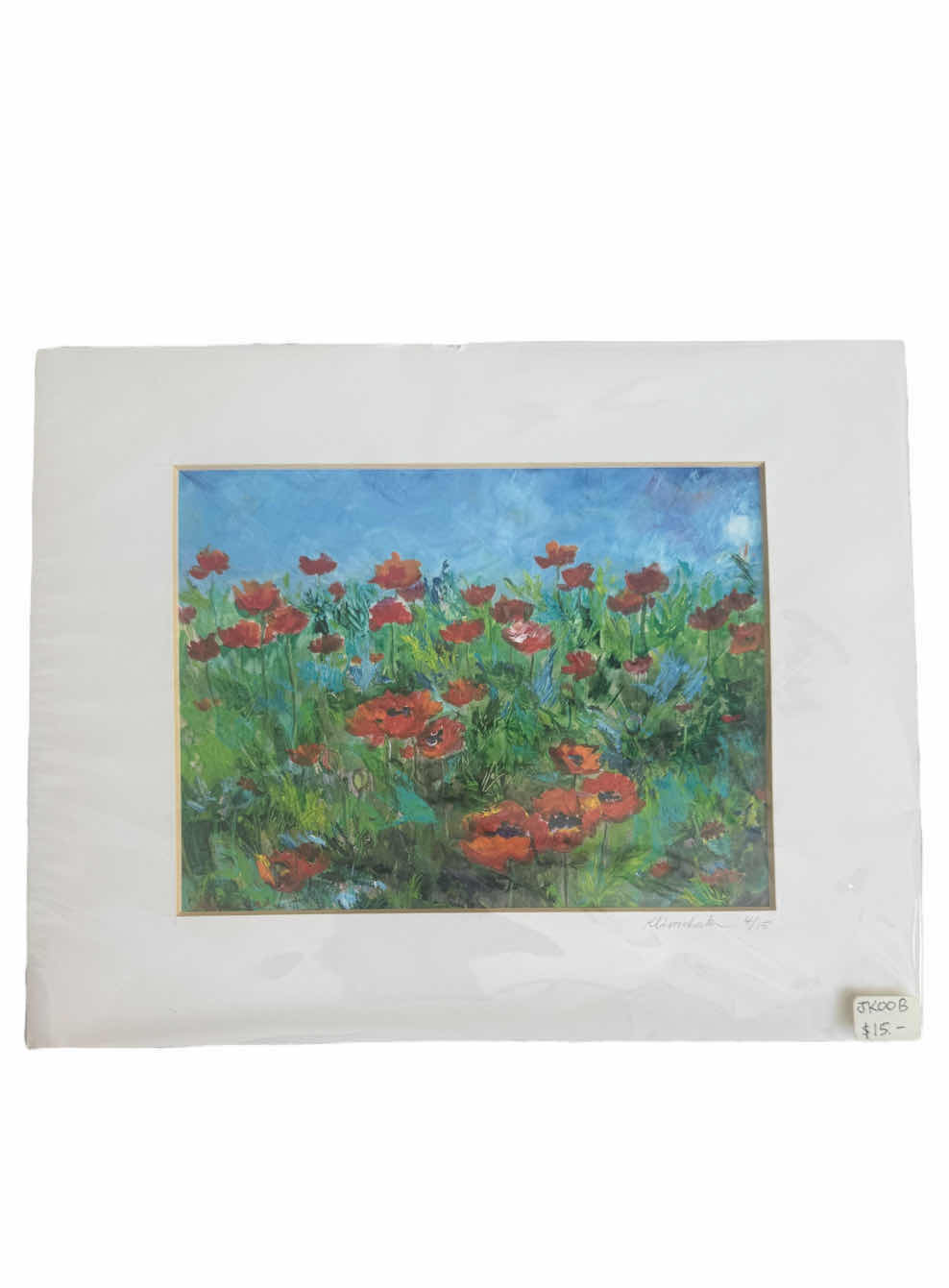 Photo 1 of 50
VINTAGE ARTWORK “POPPY FIELD” BY H. JENNA KLIMCHAK. NUMBER 4/15, ART COLLECTION, HOME DECOR. 

W10” X L8”