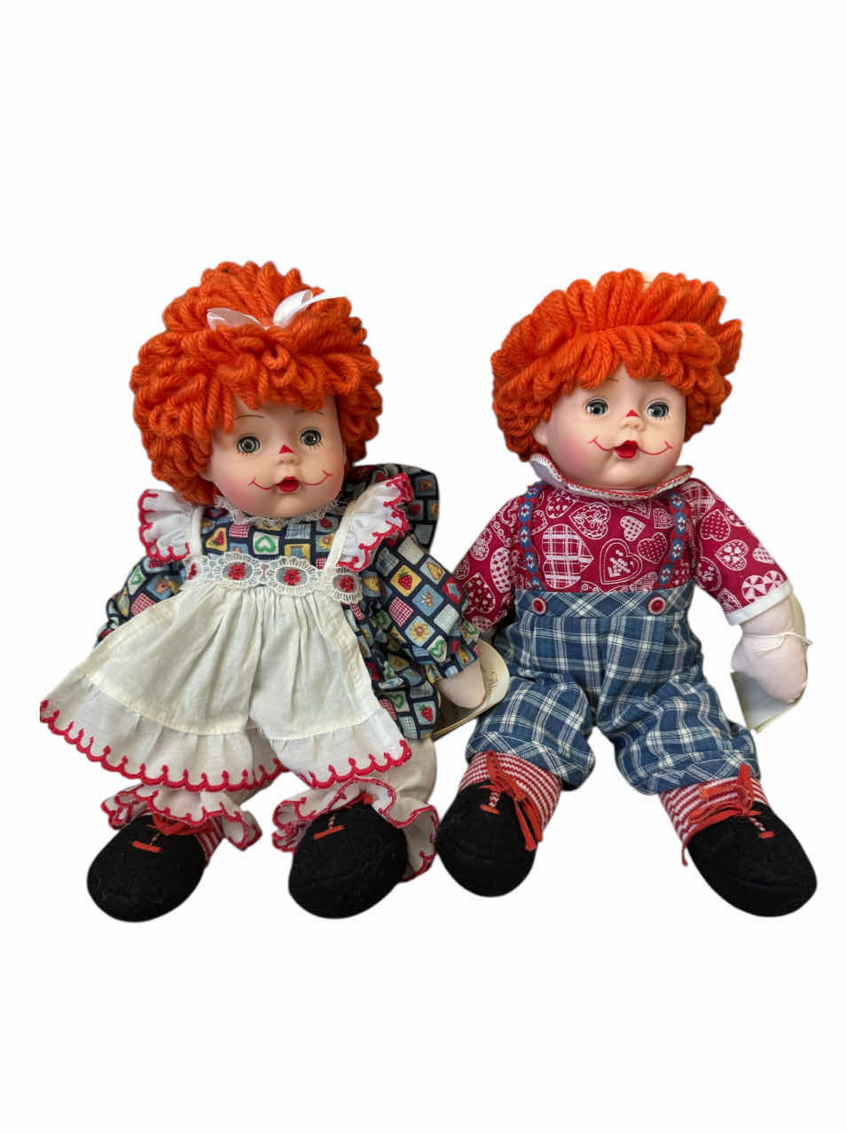 Photo 1 of 300
VINTAGE ASSORTED RAGGEDY ANN AND ANDY DOLLS AND FIGURINES, 13 ITEMS

H12” AND SMALLER