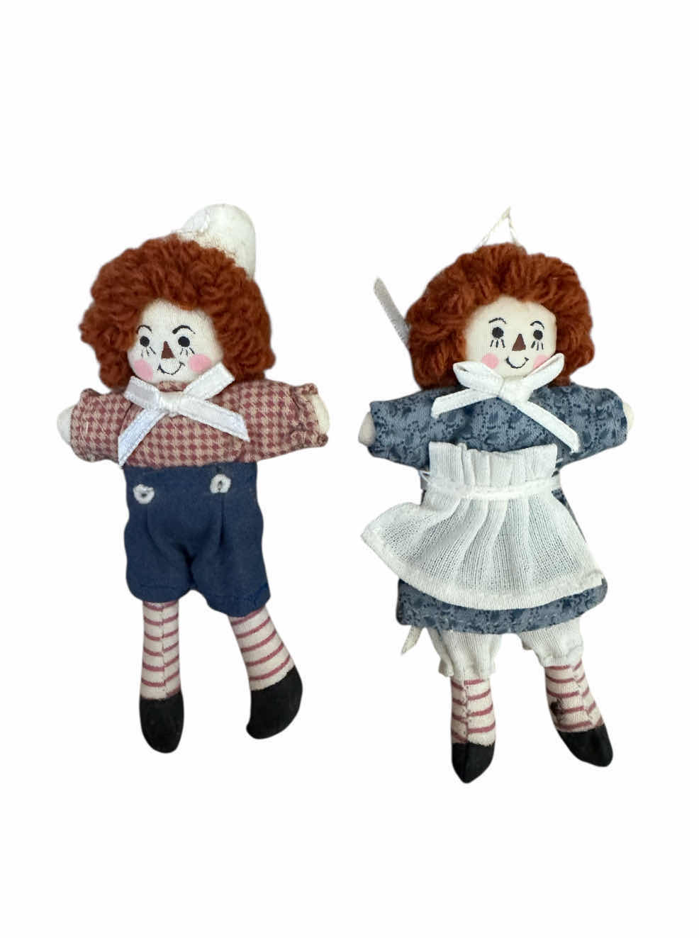 Photo 1 of 300
VINTAGE ASSORTED RAGGEDY ANN AND ANDY DOLLS AND FIGURINES, 13 ITEMS

H12” AND SMALLER
