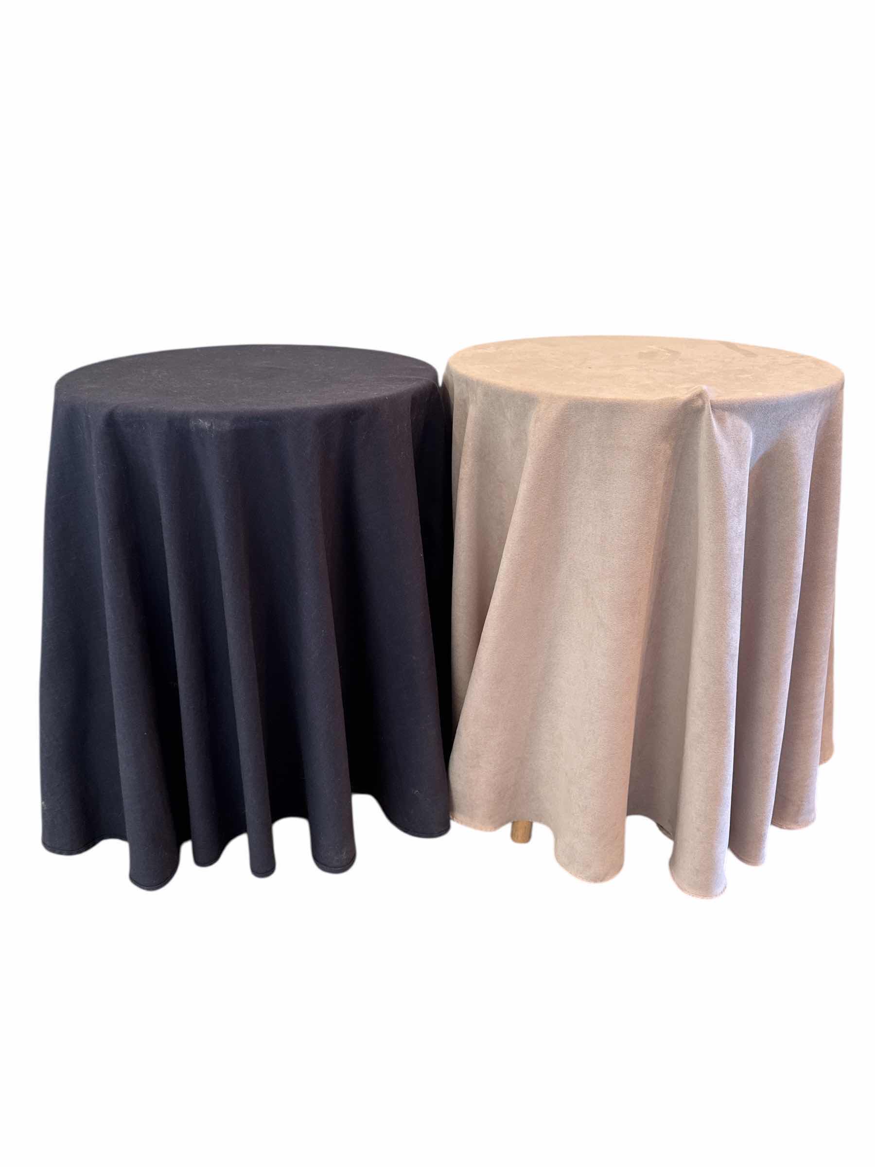 Photo 1 of 2- 20” H 26” ROUND TABLES