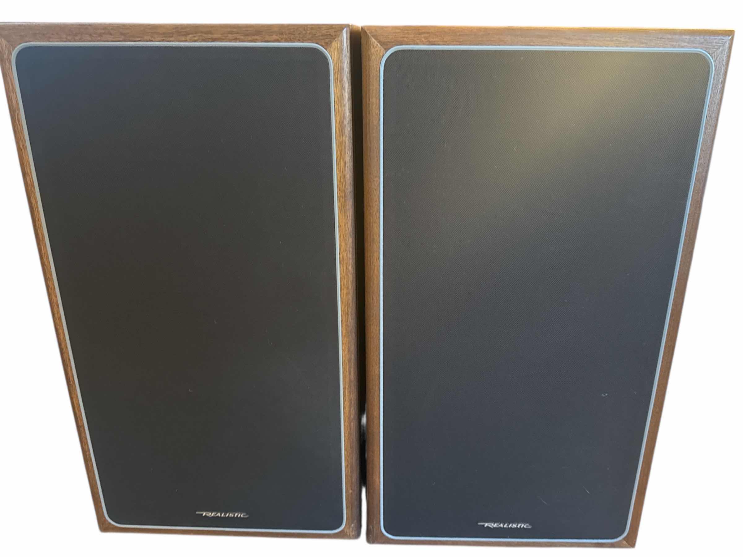 Photo 1 of 2 REALISTIC BRAND SPEAKERS 13“ x 10“ H 24”