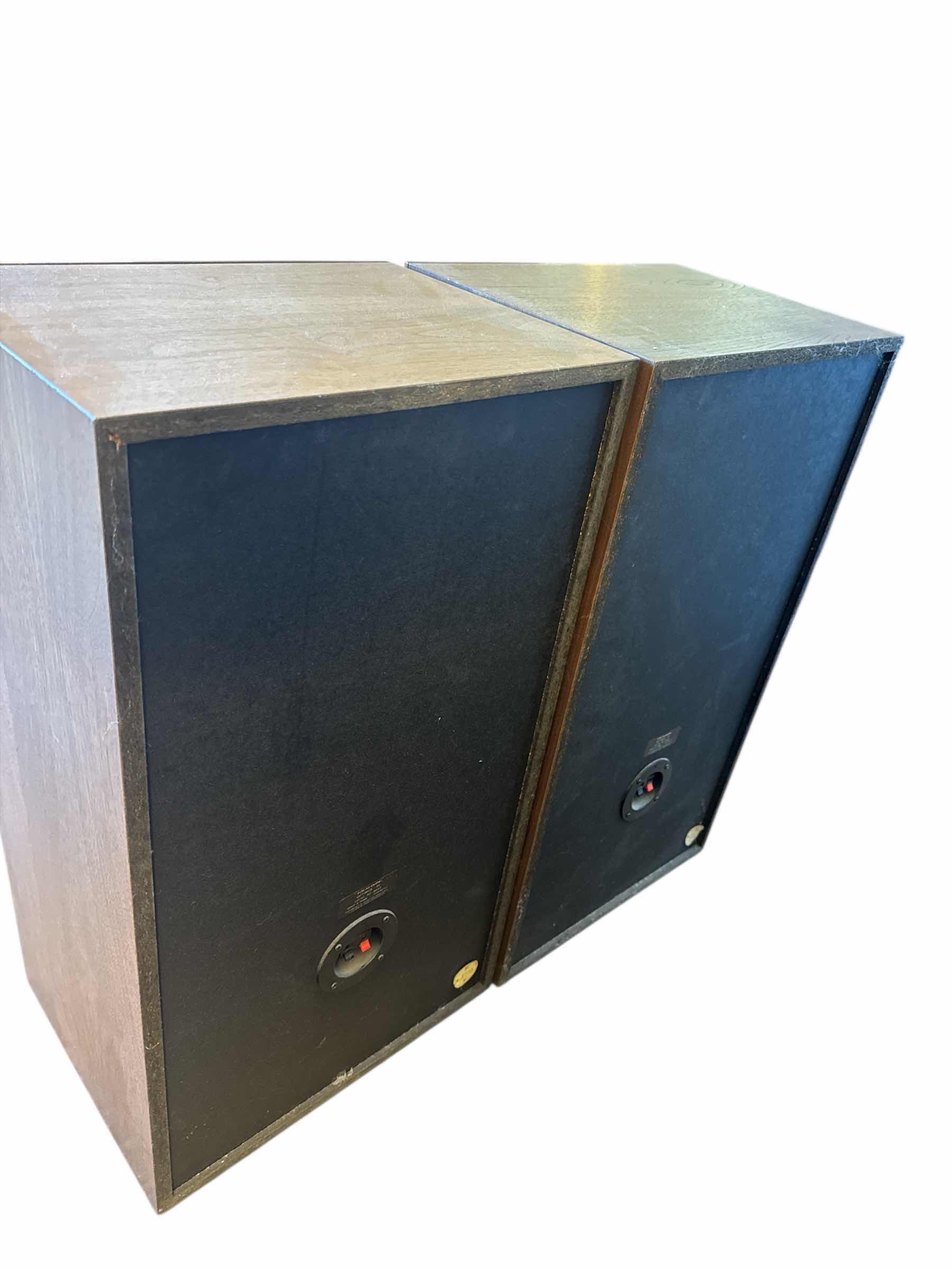 Photo 1 of 2 REALISTIC BRAND SPEAKERS 13“ x 10“ H 24”