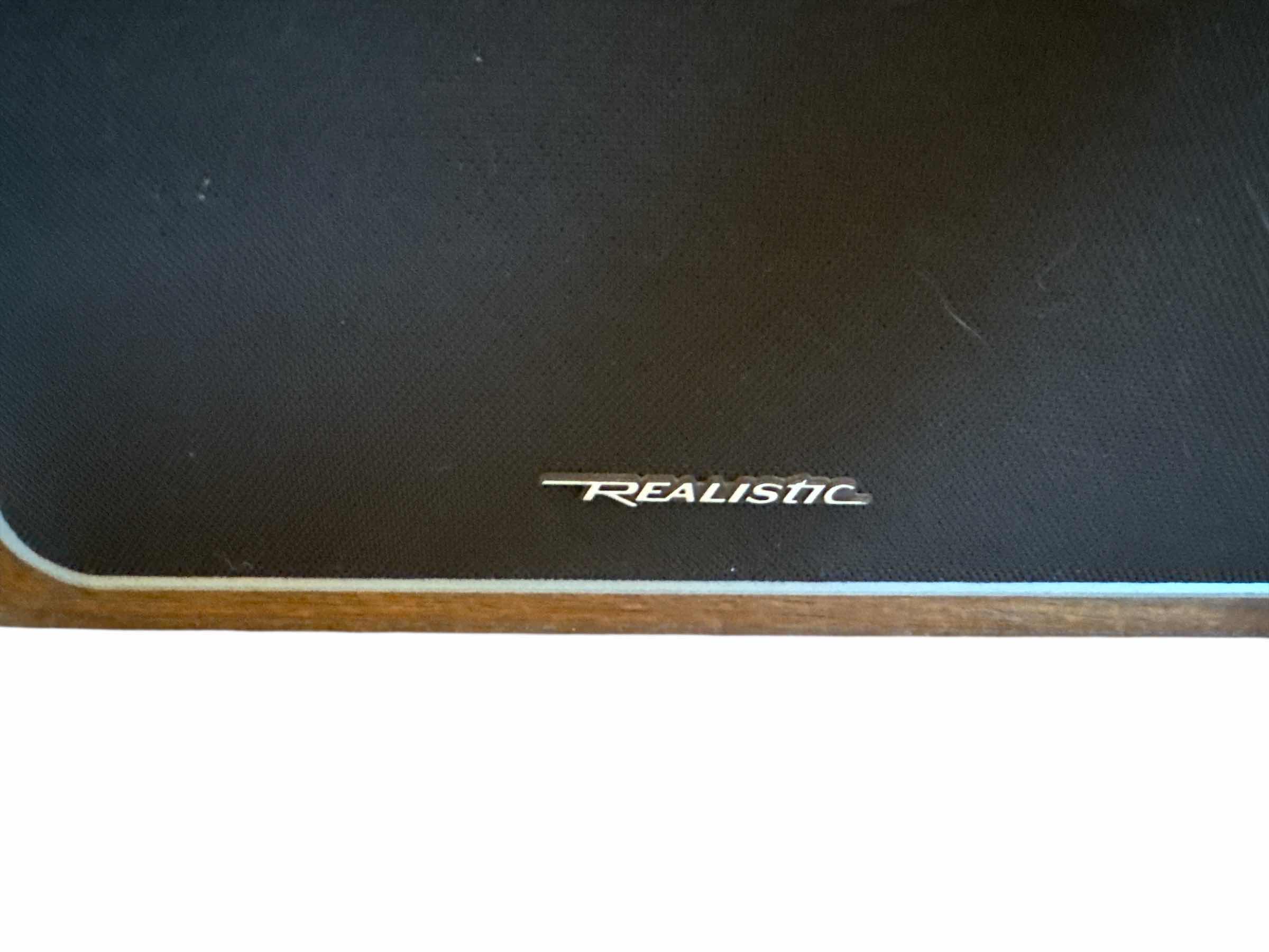 Photo 1 of 2 REALISTIC BRAND SPEAKERS 13“ x 10“ H 24”