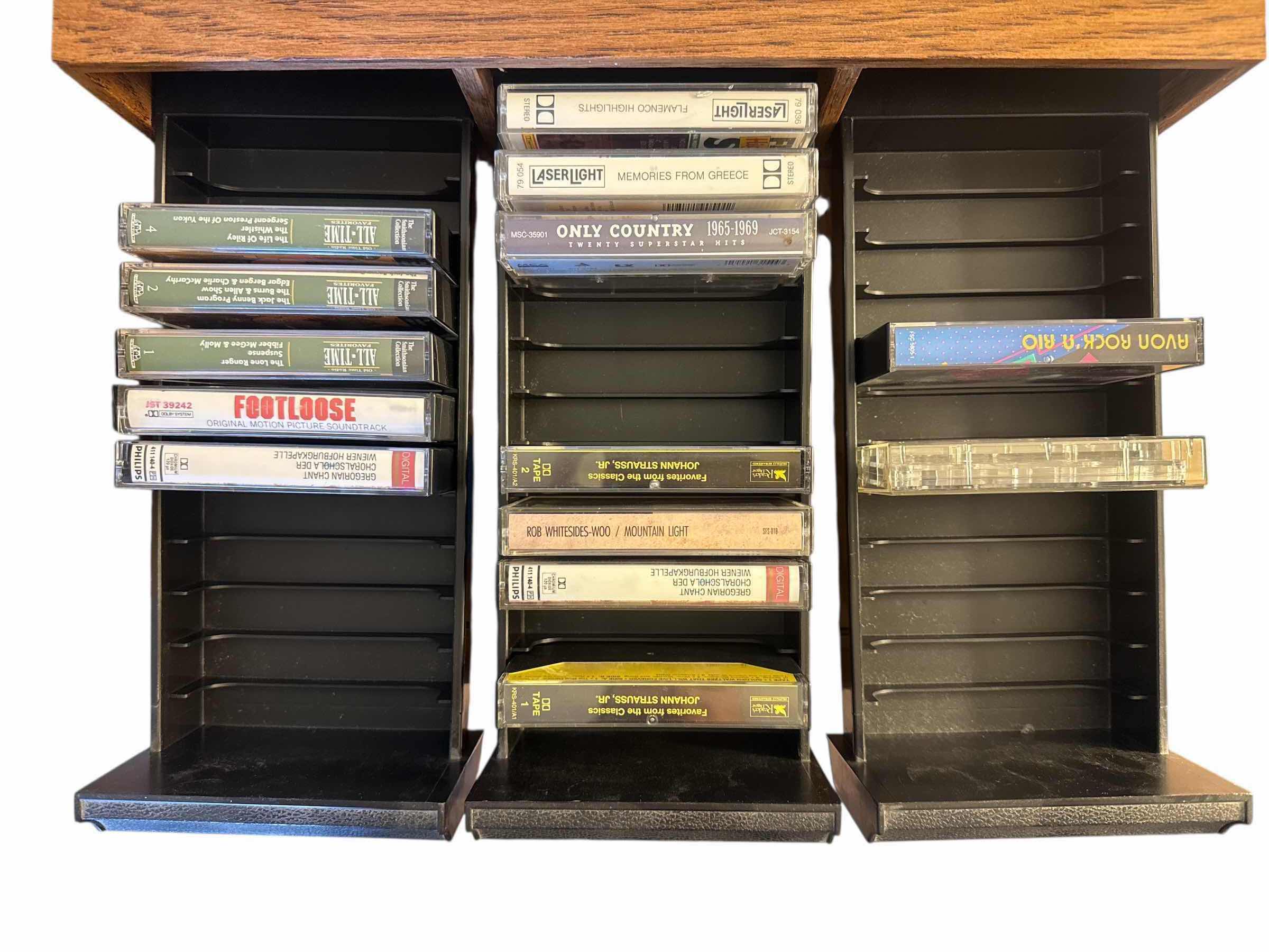 Photo 4 of CDs IN STORAGE BOXES & CASSETTES WITH STORAGE