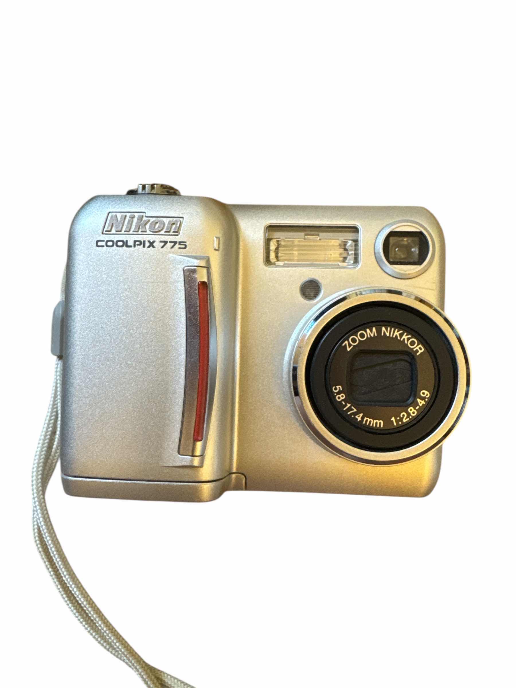 Photo 1 of 100
NIKON COOLPIX 775 WITH BAG, MANUAL & NIB BATTERY