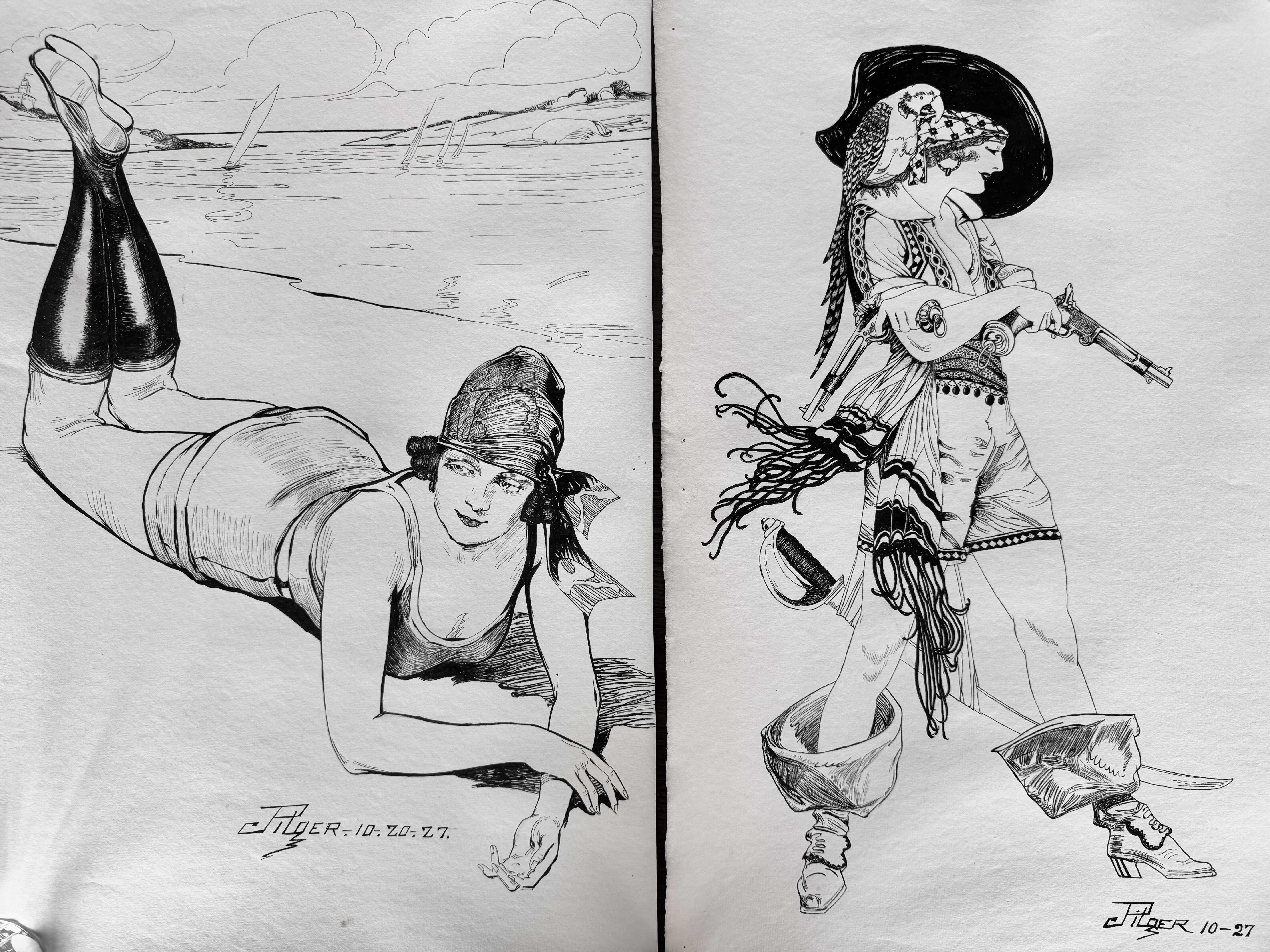 Photo 1 of 50
2-VINTAGE ORIGINAL SIGNED J PILGER INK ART, SKETCH, DRAWING. ARTWORK, ART COLLECTION COLLECTION

L24” X W15”