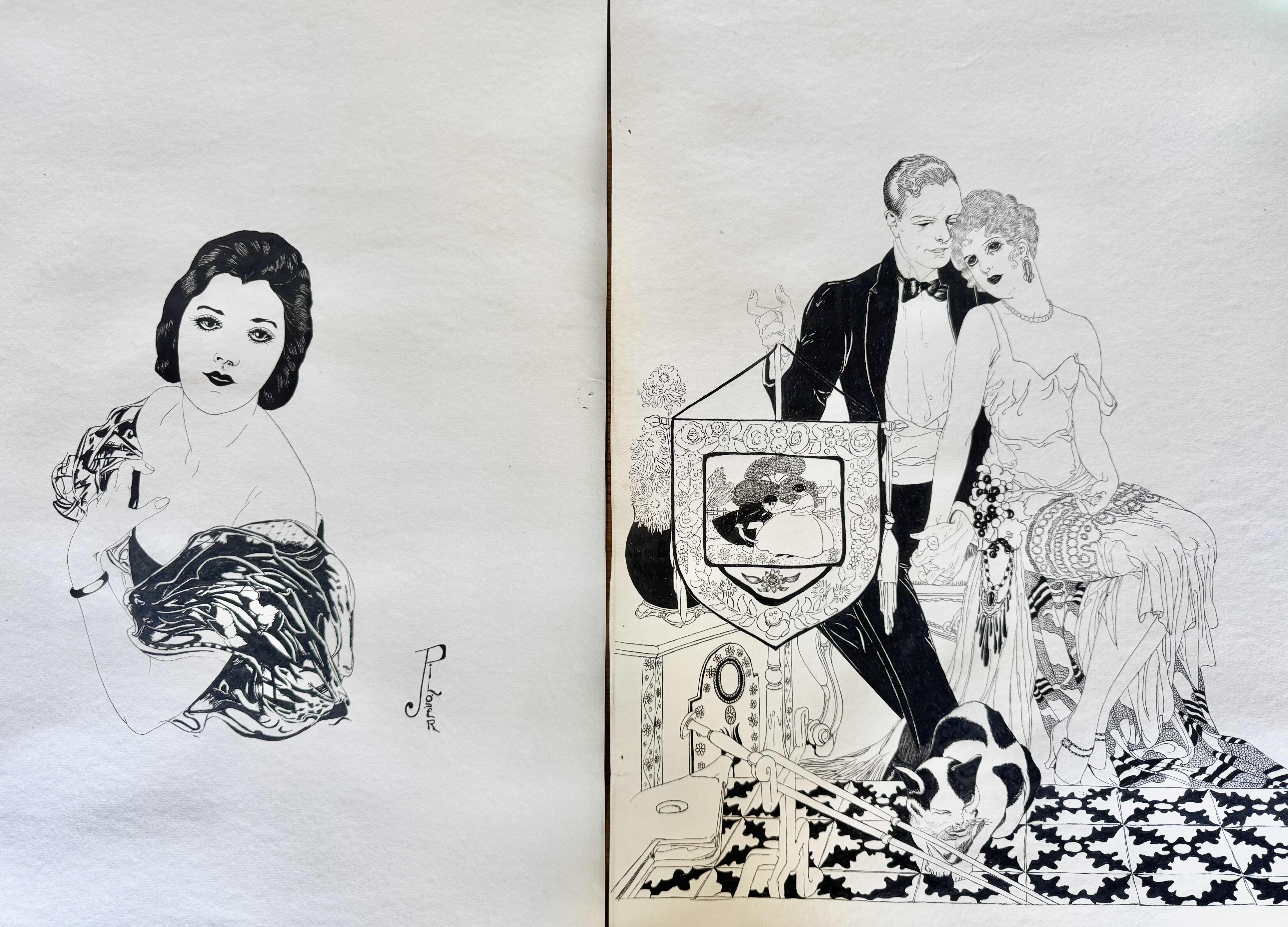 Photo 1 of 50
2-VINTAGE ORIGINAL SIGNED J PILGER INK ART, SKETCH, DRAWING. ARTWORK, ART COLLECTION COLLECTION

L24” X W15”