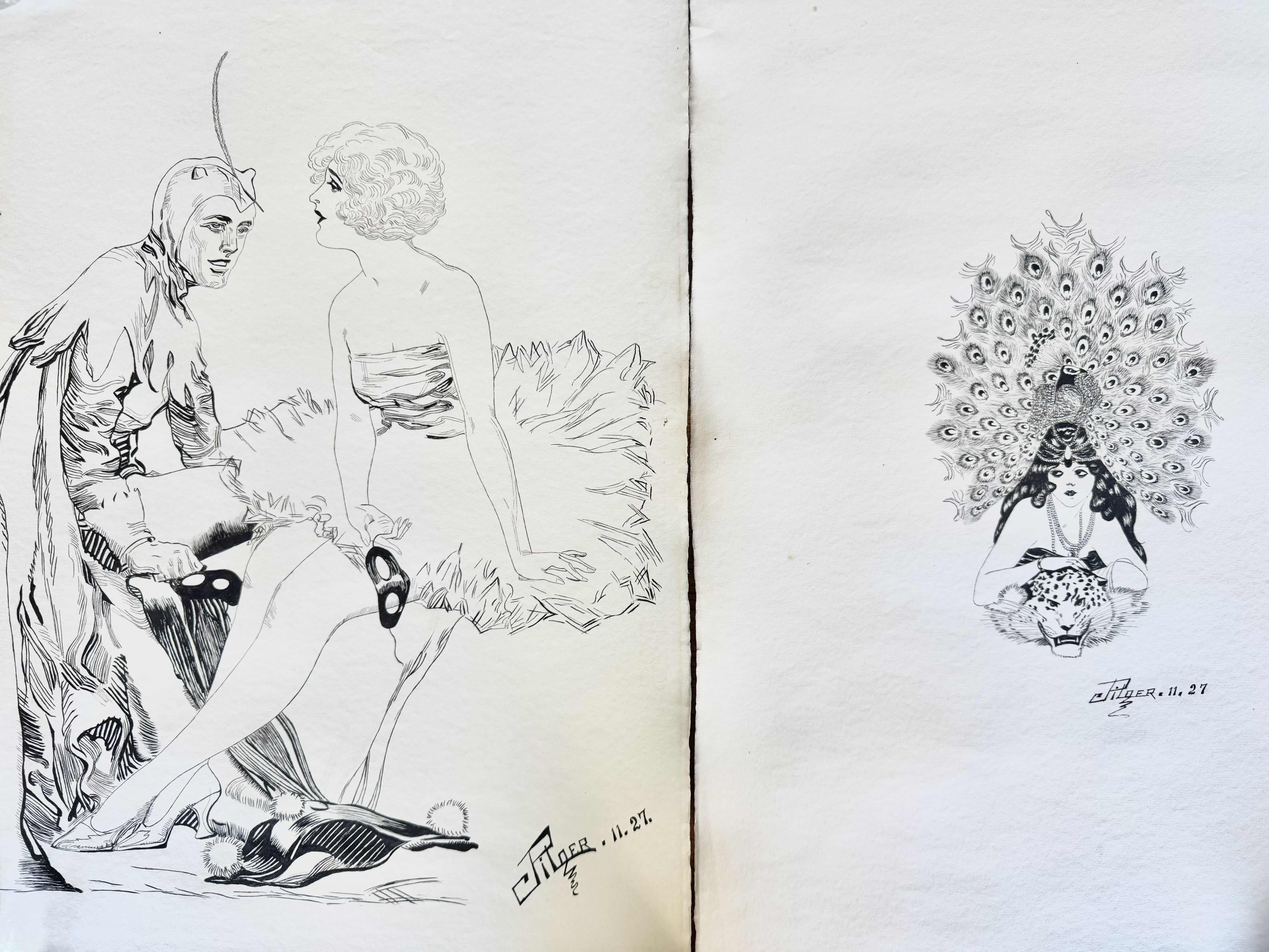 Photo 1 of 50
2-VINTAGE ORIGINAL SIGNED J PILGER INK ART, SKETCH, DRAWING. ARTWORK, ART COLLECTION COLLECTION

L24” X W15”