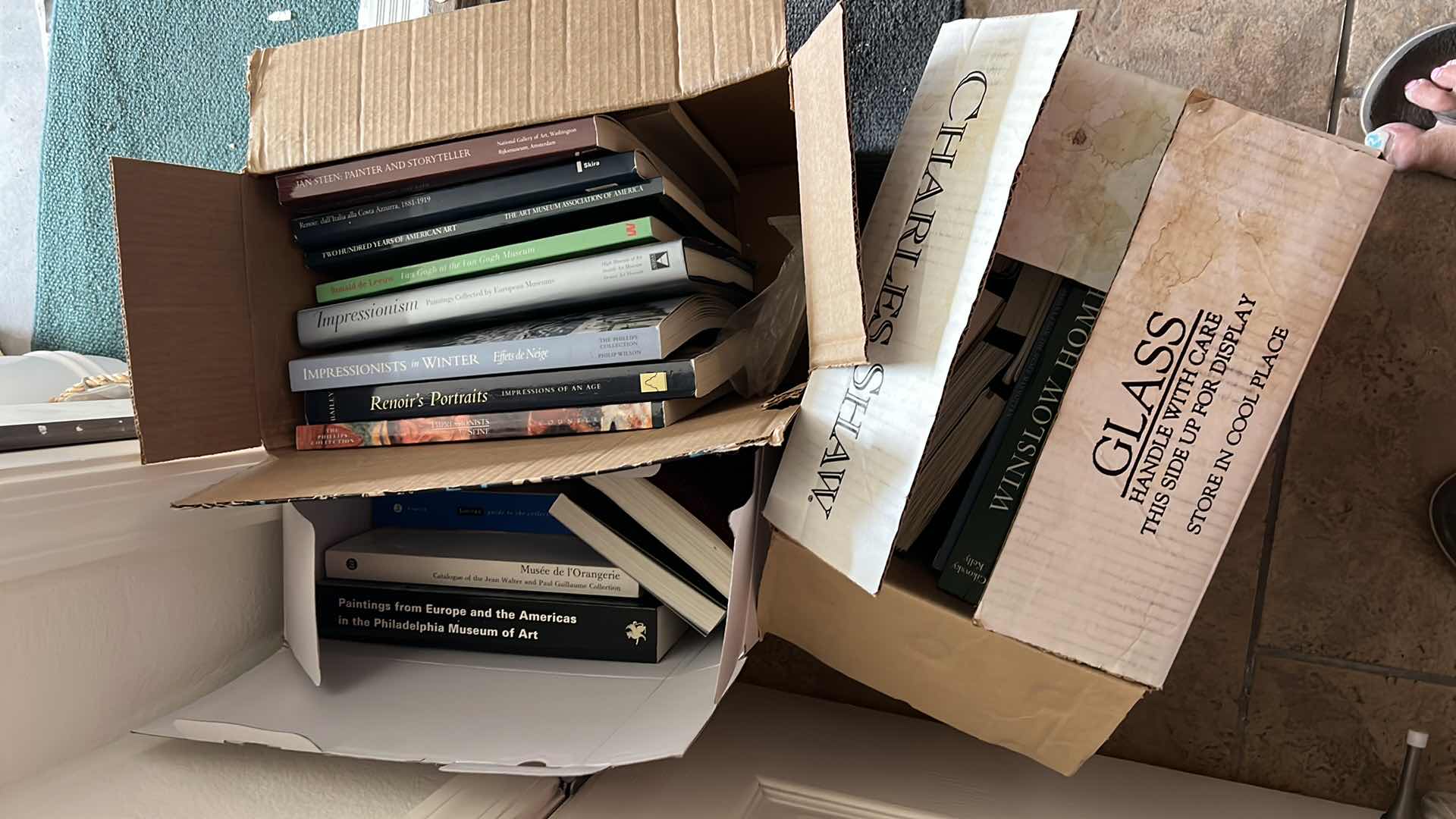 Photo 1 of 3 - BOX OF BOOKS - FINE ART AND MUSEUM