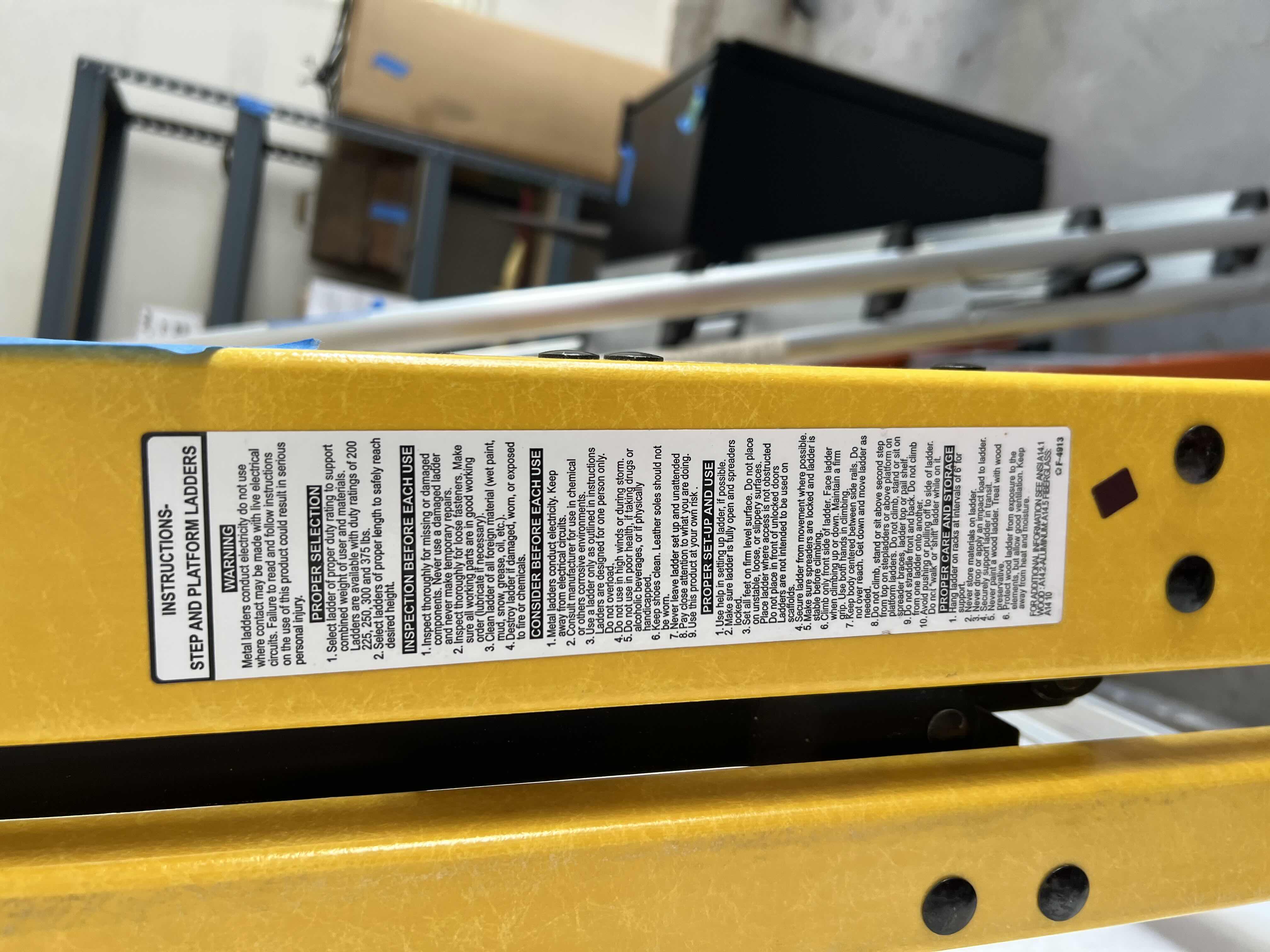 Photo 1 of $300 DEWALT   8’ FOOT LADDER