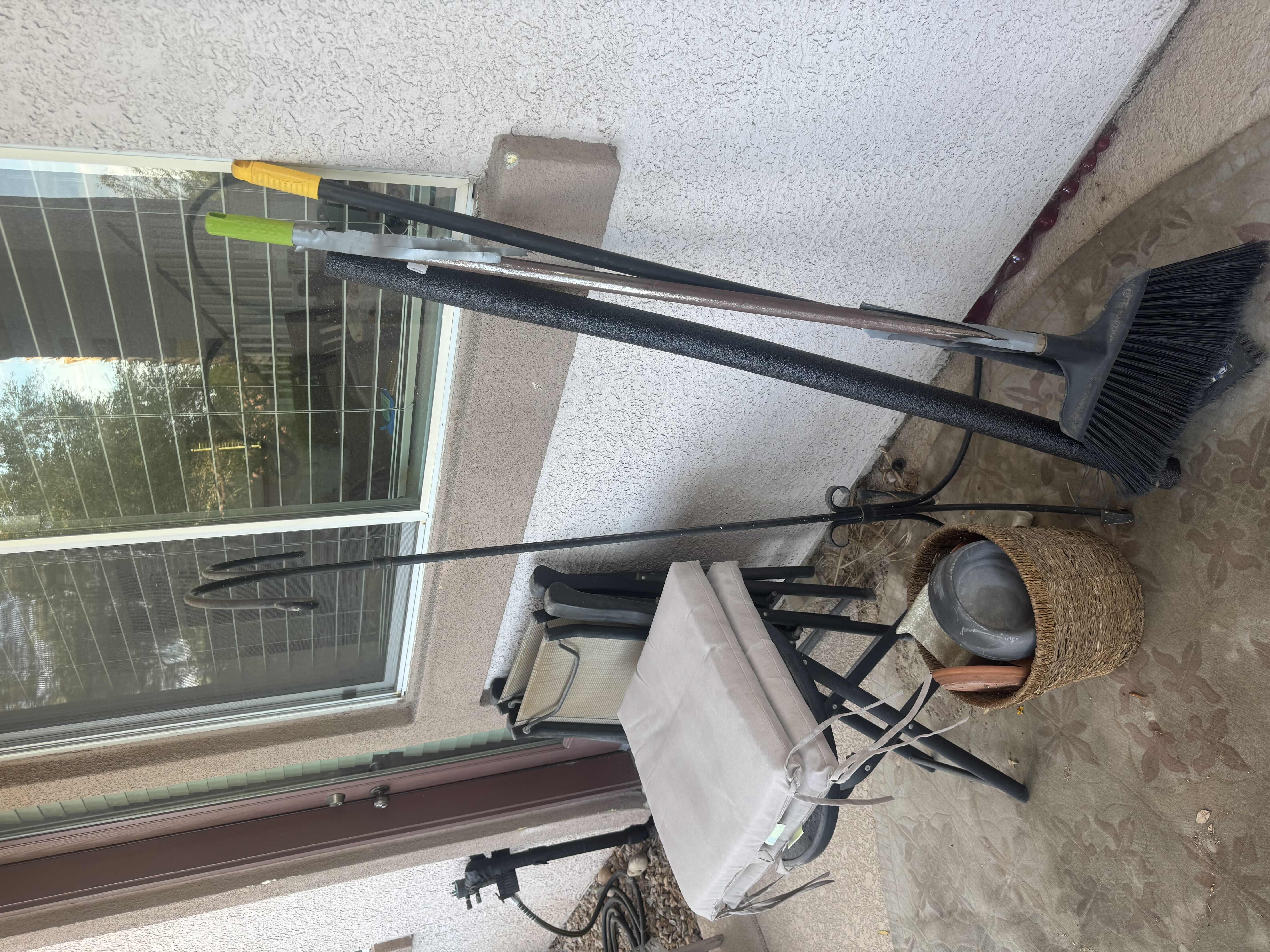 Photo 3 of 50
ASSORTED OUTDOOR ITEMS, SMALL ROUND TABLE, 2-CHAIRS WITH CUSHIONS, BIRD-FEEDER/PLANTER STAND, AND BASKET, 12 ITEMS