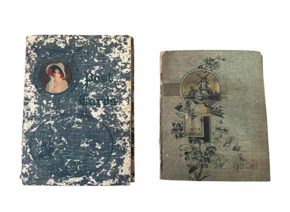 Photo 1 of 170
2- ANTIQUE VINTAGE POSTCARD BOOKS, COLLECTABLE, HISTORIC ITEMS, ART COLLECTION, ARTWORK

10.5” X 7.5” X H.75”