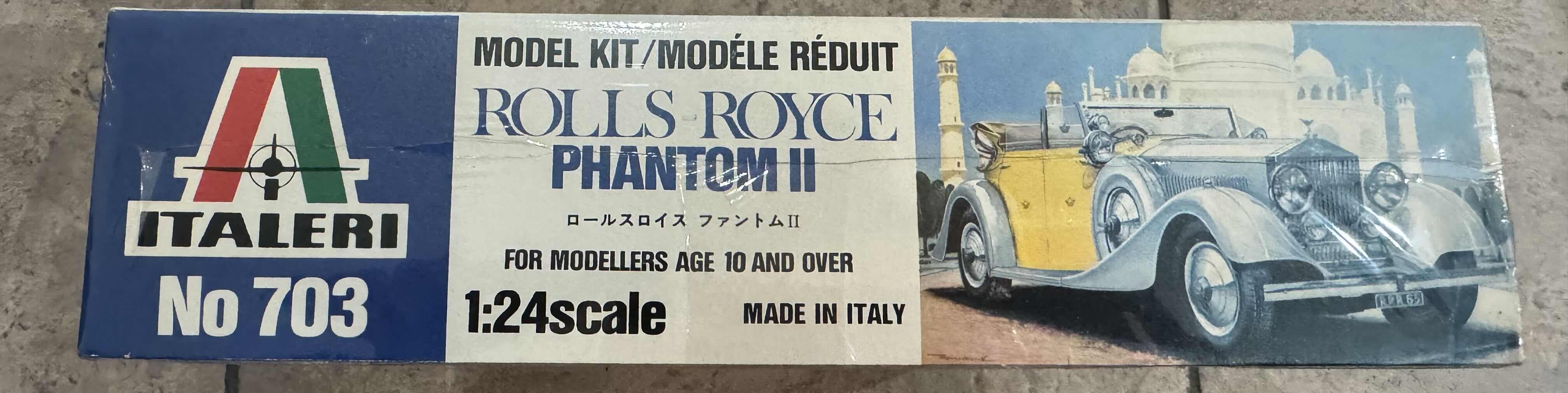 Photo 1 of 40
VINTAGE SEALED TORPEDO CABRIOLET ROLLS-ROYCE PHANTOM II 1:24 SCALE MODEL NO. 703, ITALERI, MODEL KIT, COLLECTABLE, TOY COLLECTION