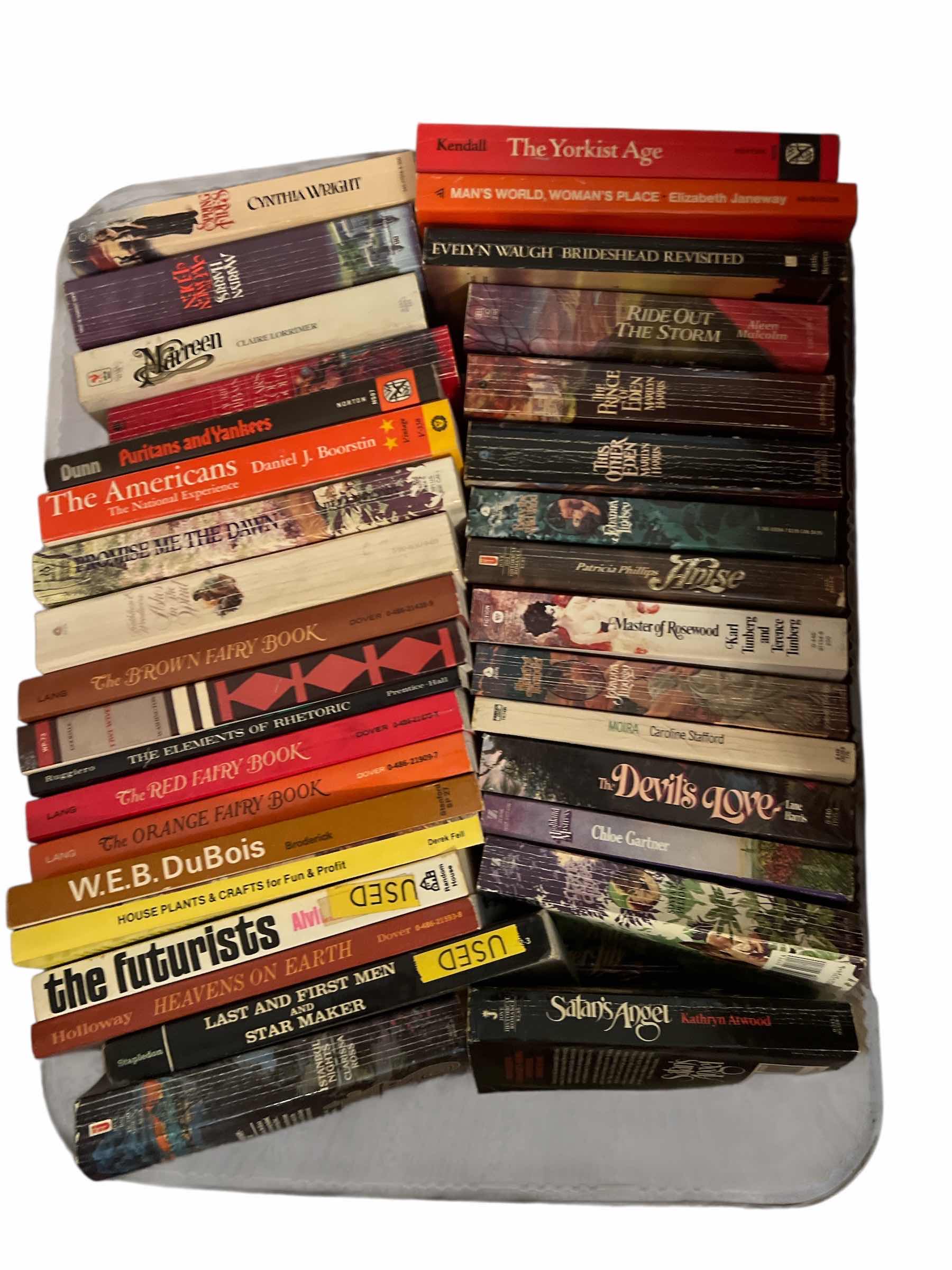 Photo 1 of TRAY OF NOVELS - SUMMER READING - PAPERBACKS