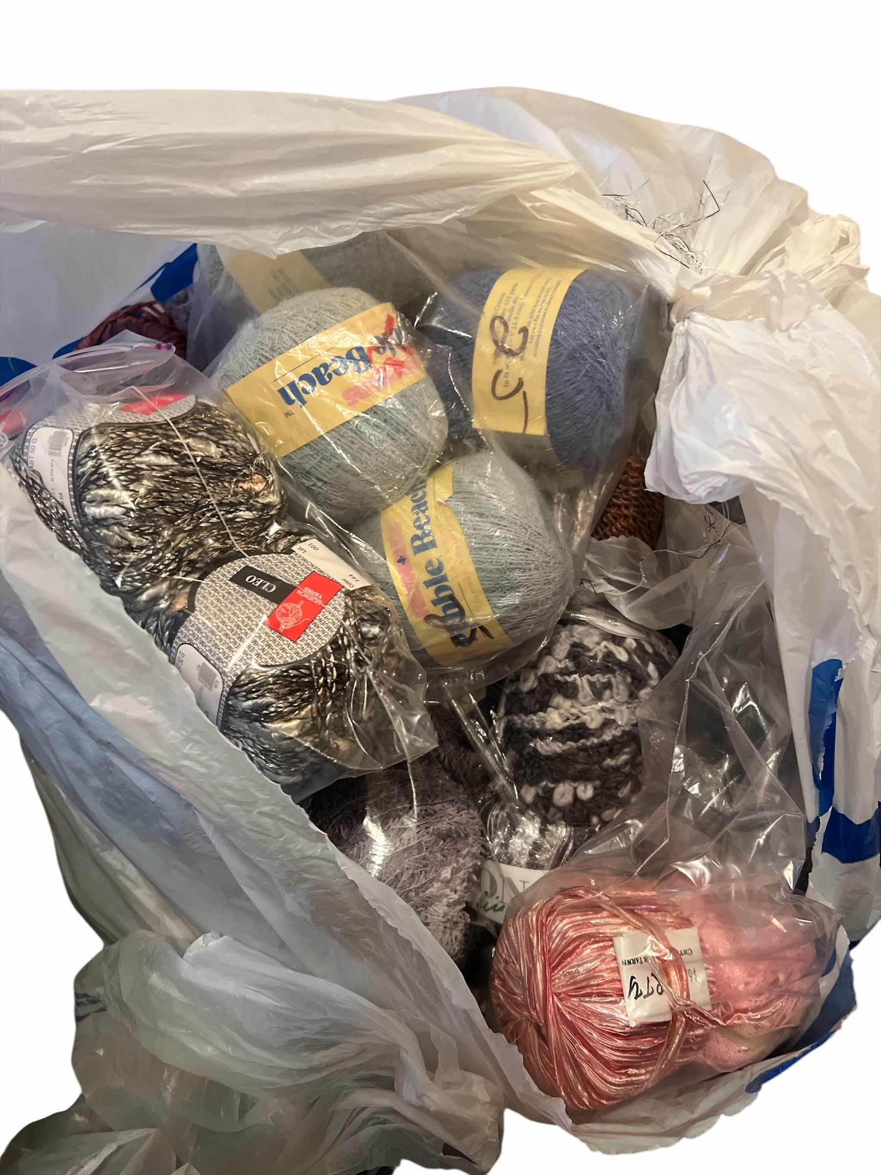 Photo 3 of BAG OF THREAD, SPECIALTY YARN AND MORE