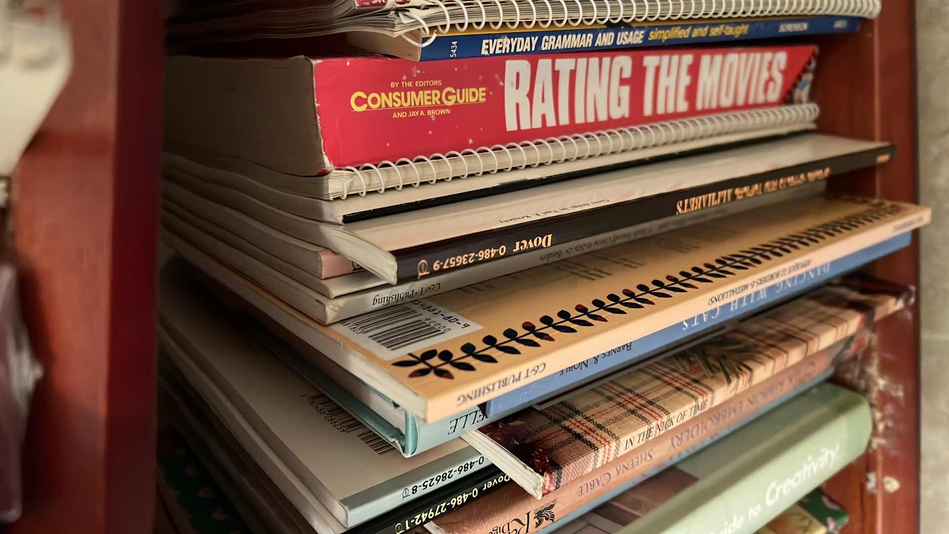 Photo 1 of SHELF OF BOOKS - SPECIALTY SEWING AND HOBBIES