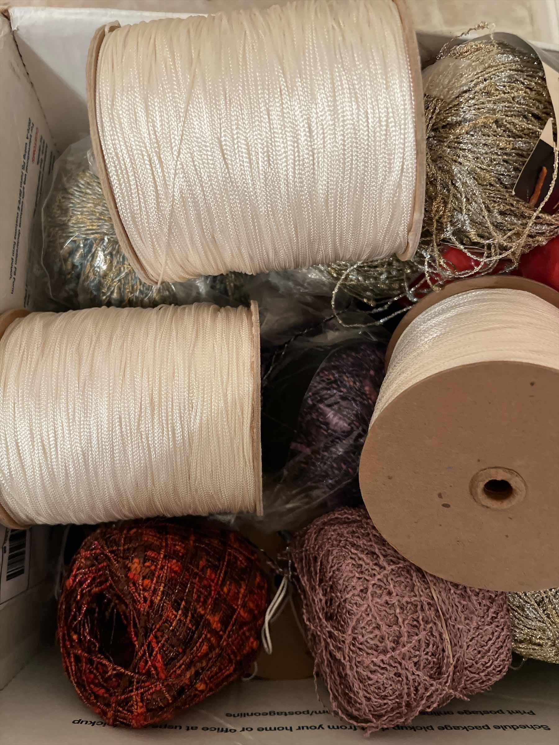 Photo 1 of BOX OF THREAD AND YARD