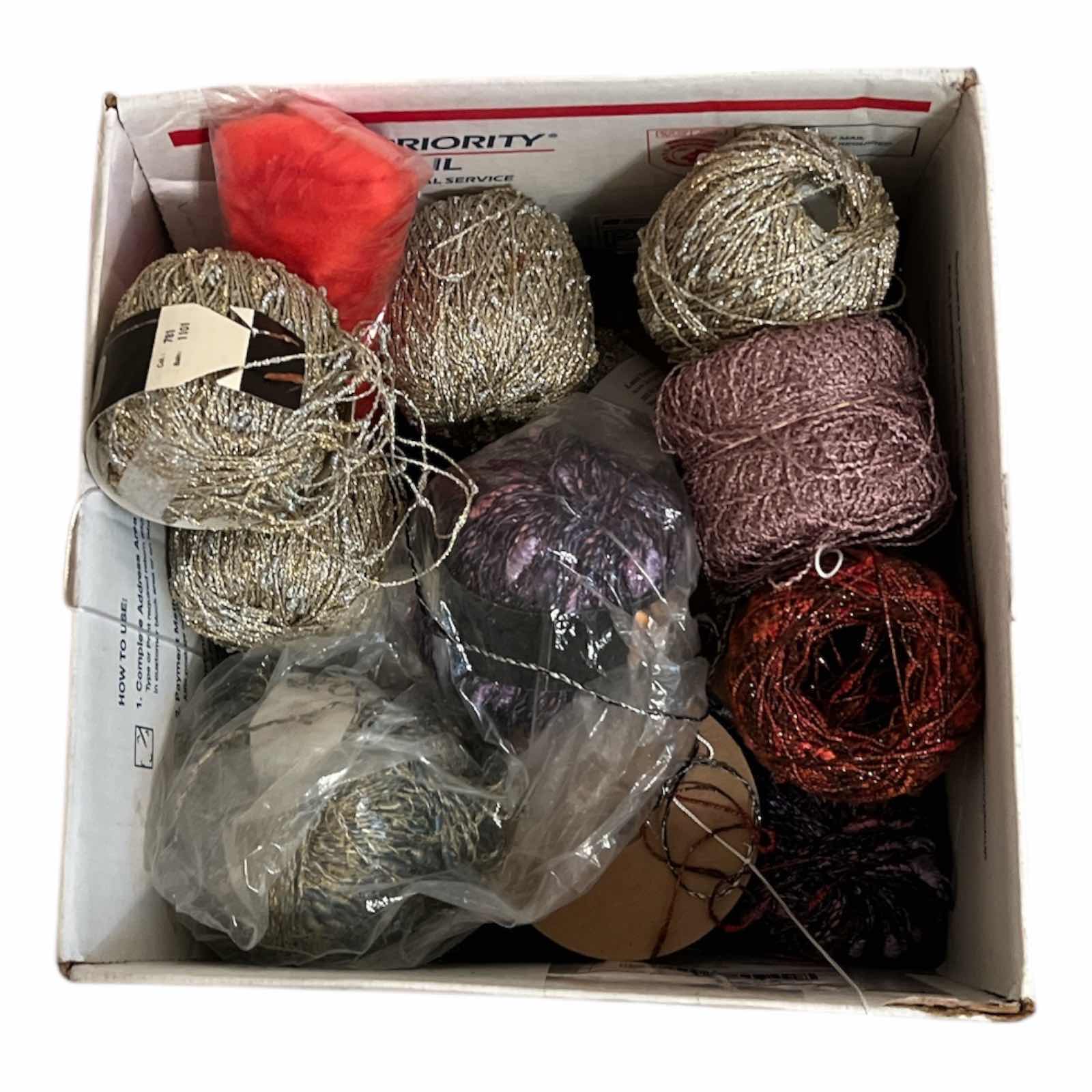 Photo 1 of BOX OF THREAD AND YARD