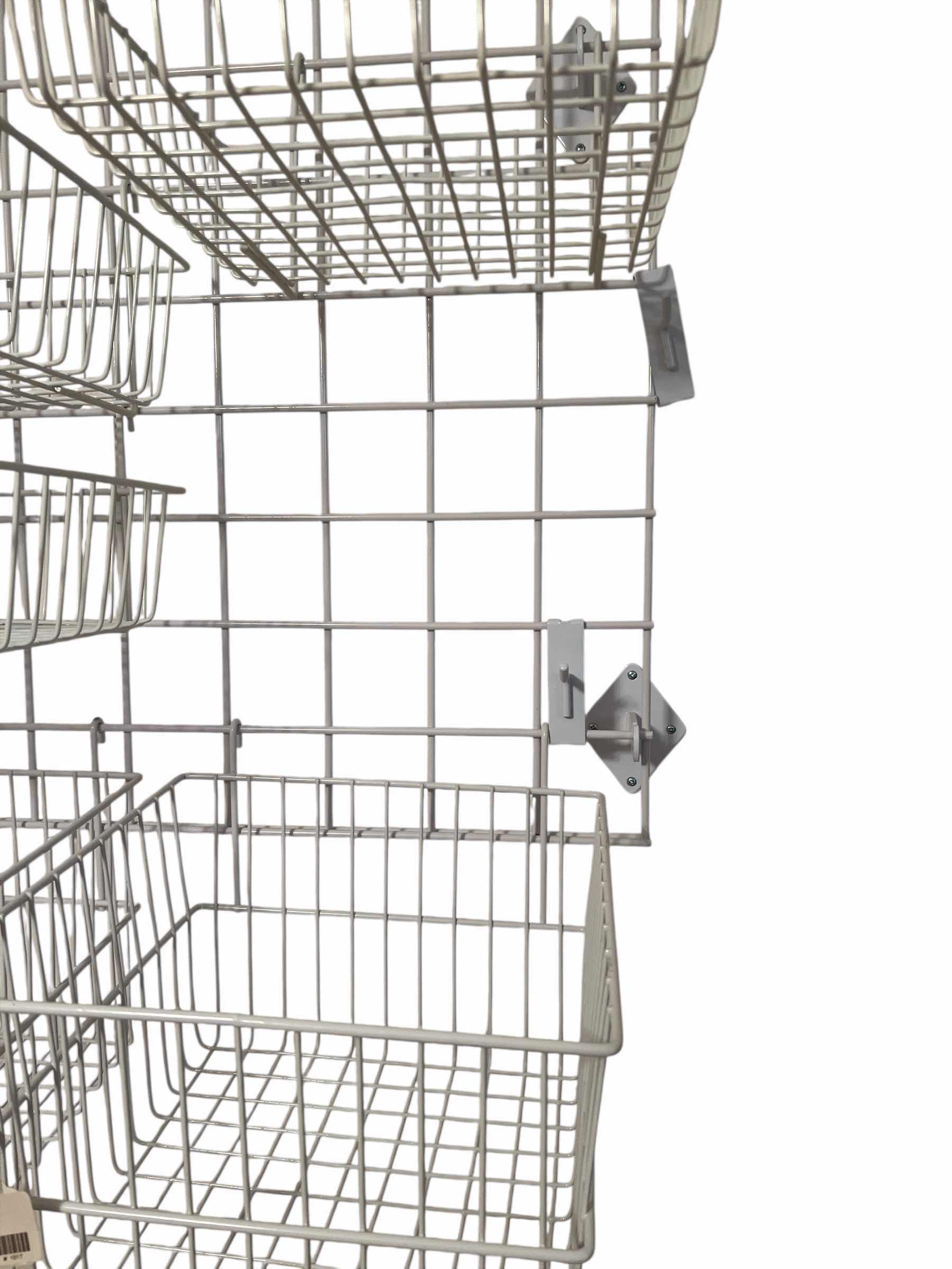 Photo 1 of $500 WALL MOUNTED WIRE MODULAR STORAGE UNIT