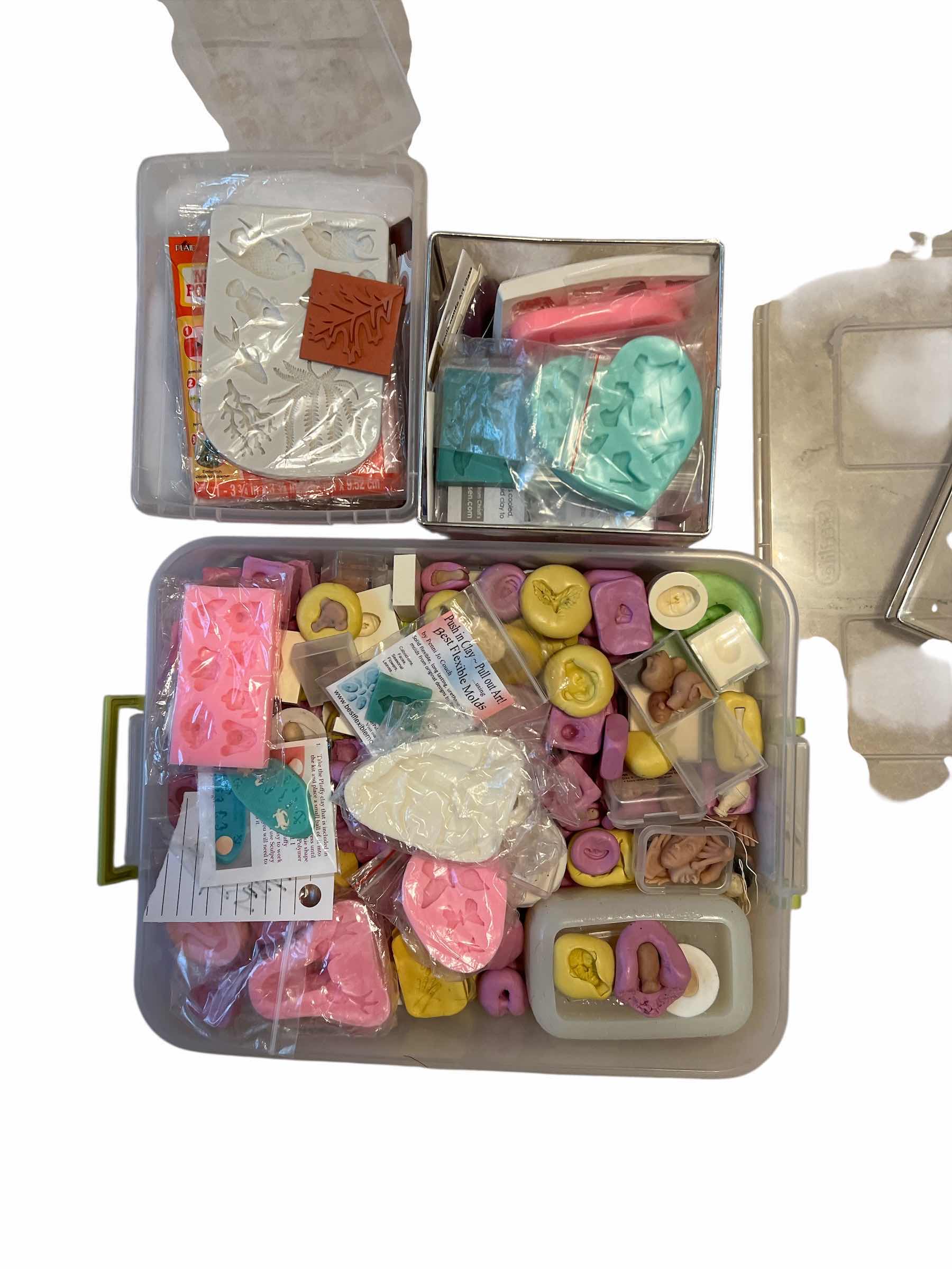Photo 1 of $350 - LARGE SELECTION OF MOLDS FOR MINIATURES, DOLL MAKING AND MORE