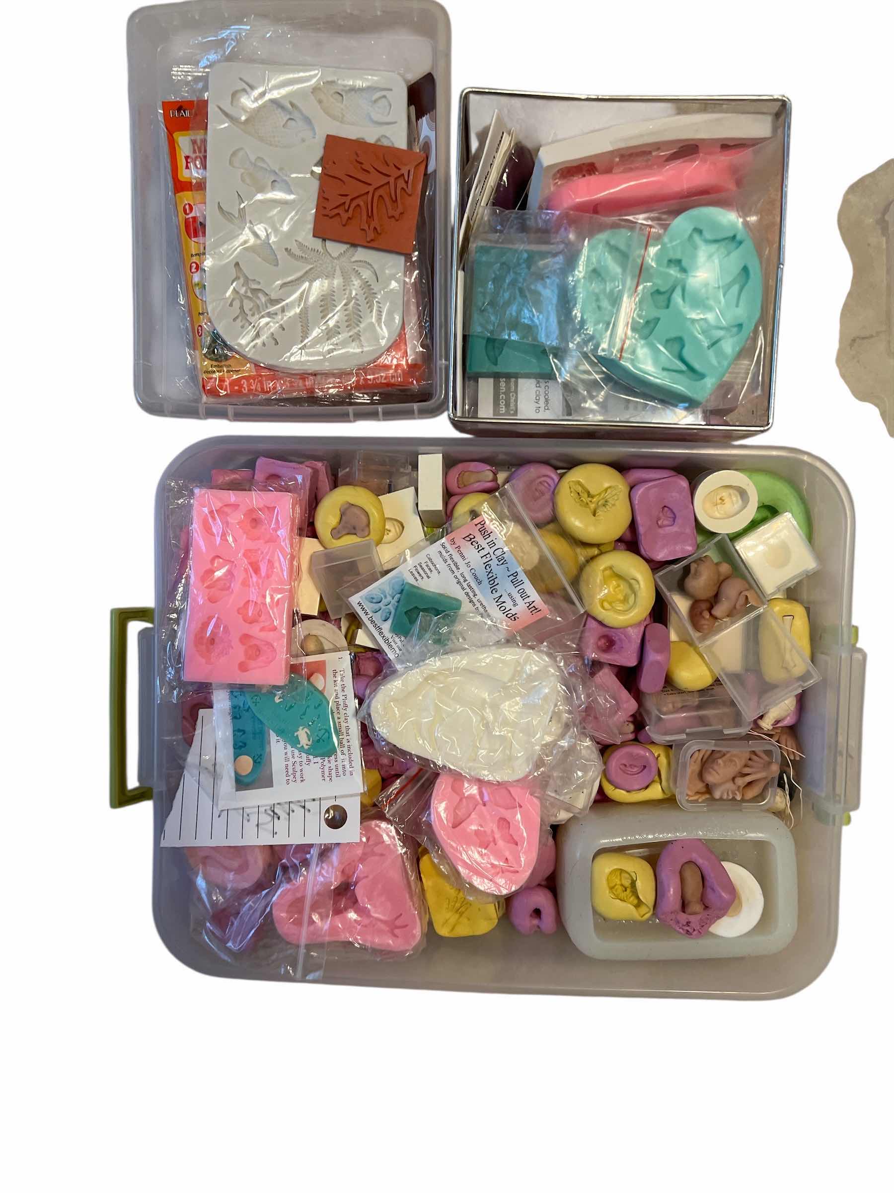 Photo 1 of $350 - LARGE SELECTION OF MOLDS FOR MINIATURES, DOLL MAKING AND MORE