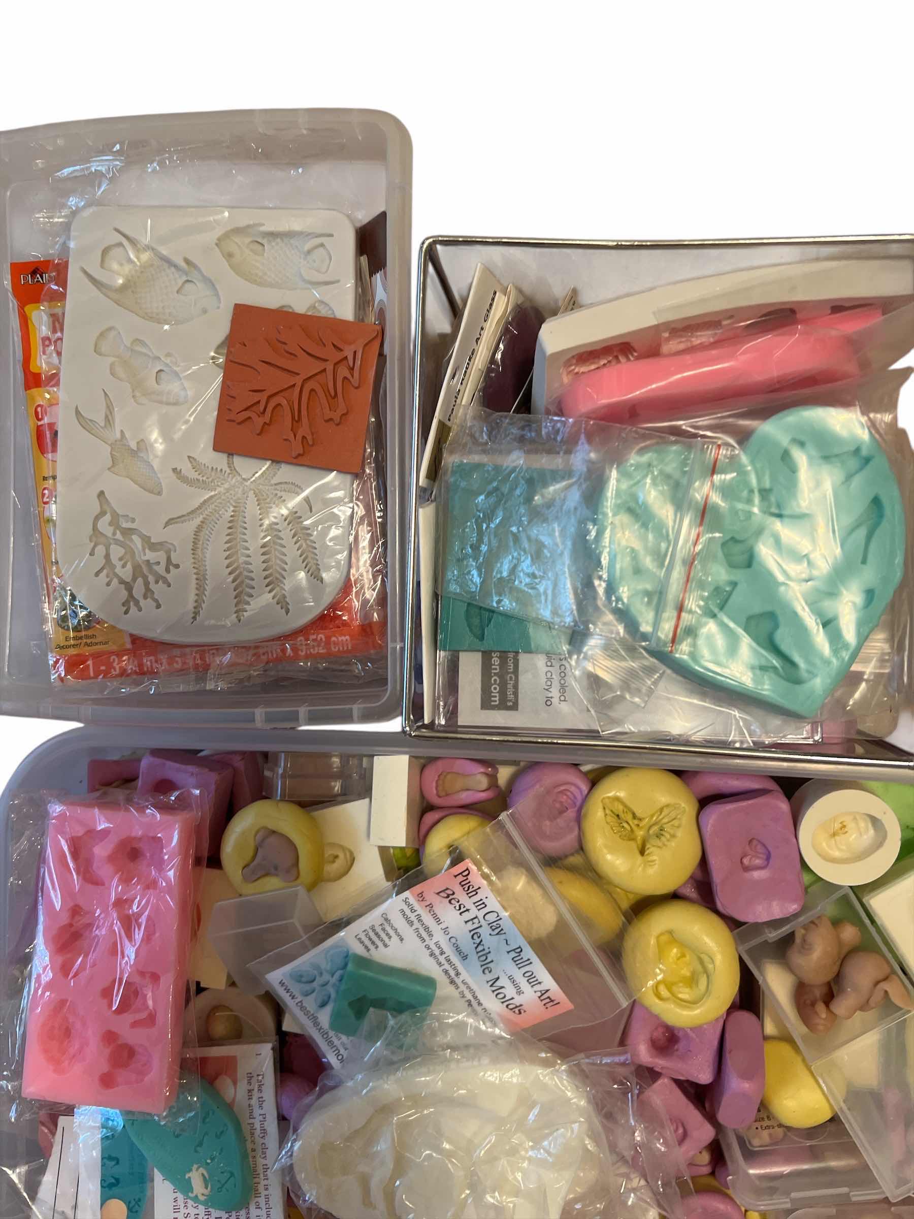 Photo 1 of $350 - LARGE SELECTION OF MOLDS FOR MINIATURES, DOLL MAKING AND MORE