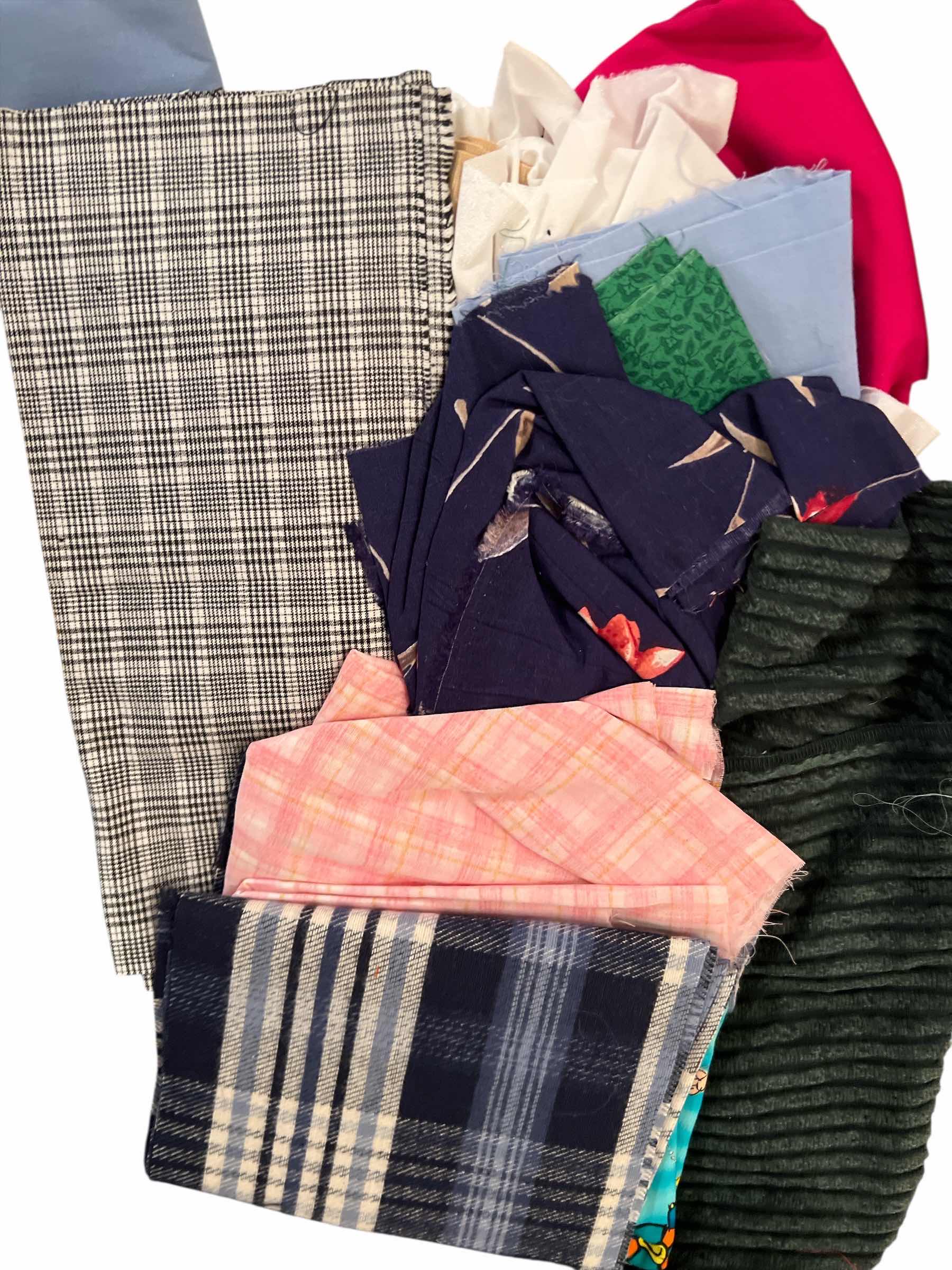 Photo 1 of 2 -TOTES AND CONTENTS OF FABRIC