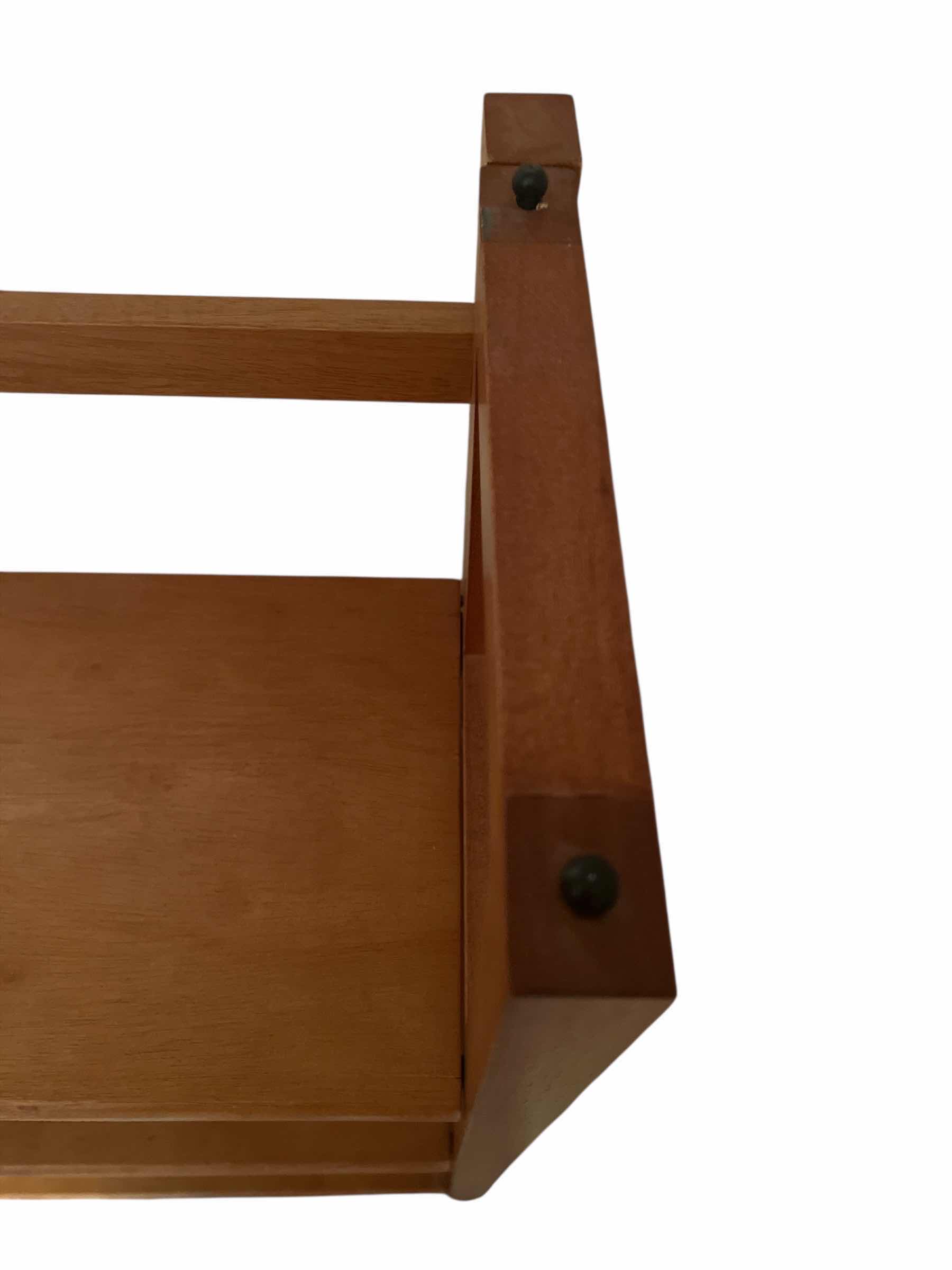 Photo 2 of 3 SHELF WOODEN BOOKSHELF - 38”HIGH x 28” WIDE