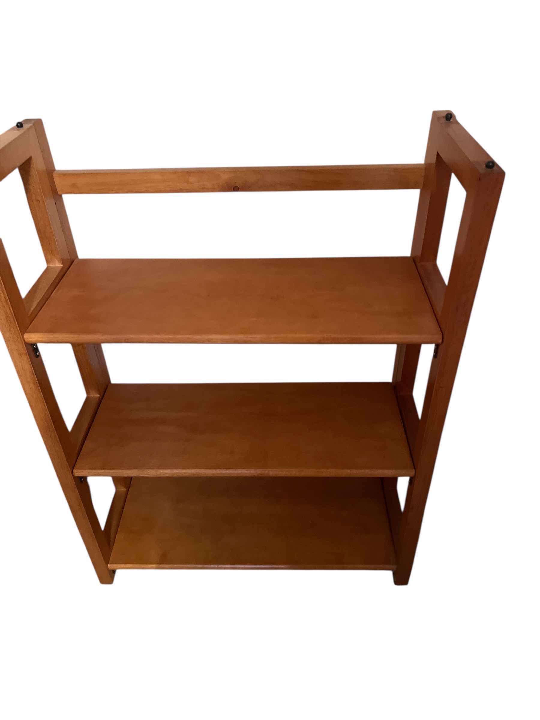 Photo 1 of 3 SHELF WOODEN BOOKSHELF - 38”HIGH x 28” WIDE