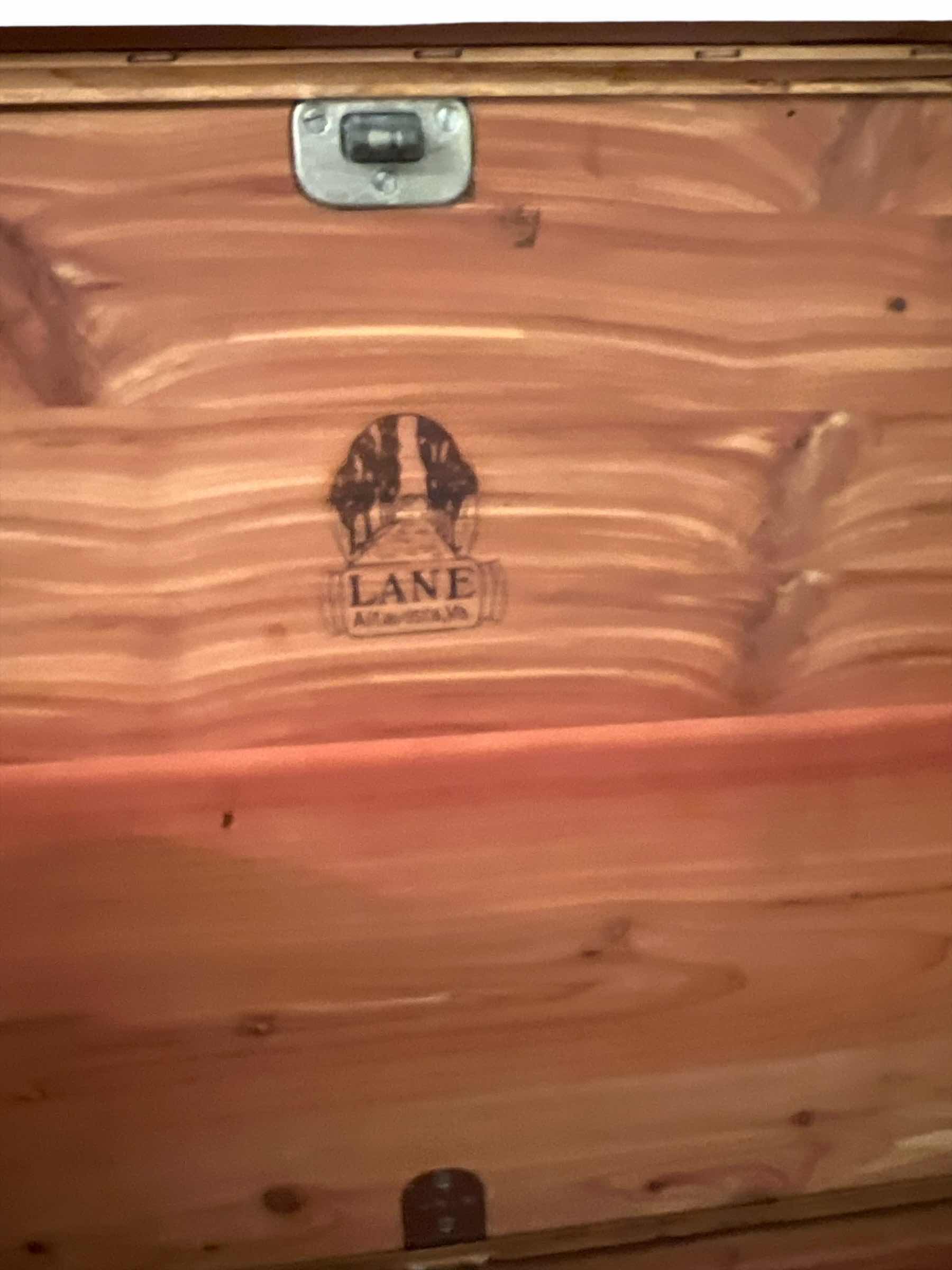 Photo 1 of 18” DEEP X 42” WIDE X 32” HIGH - ANTIQUE LANE CEDAR CHEST WITH TOP LOAD CHEST AND BOTTOM DRAWER - AUTHENTIC