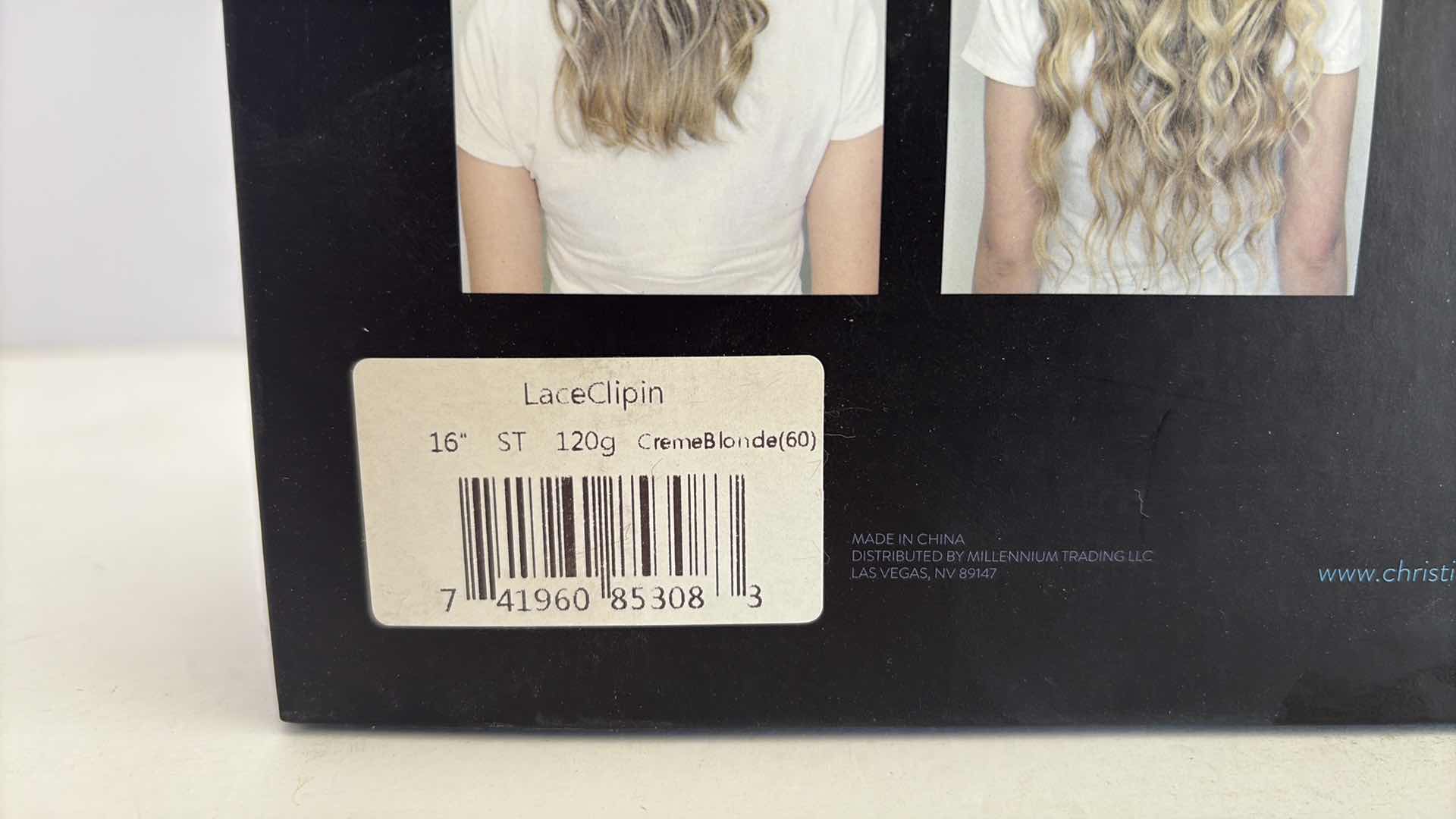 Photo 1 of SALONPRO CHRISTIAN REMY PRO SEAM CLIP IN HAIR EXTENSIONS 16” 120g “ CRÈME BLONDE”