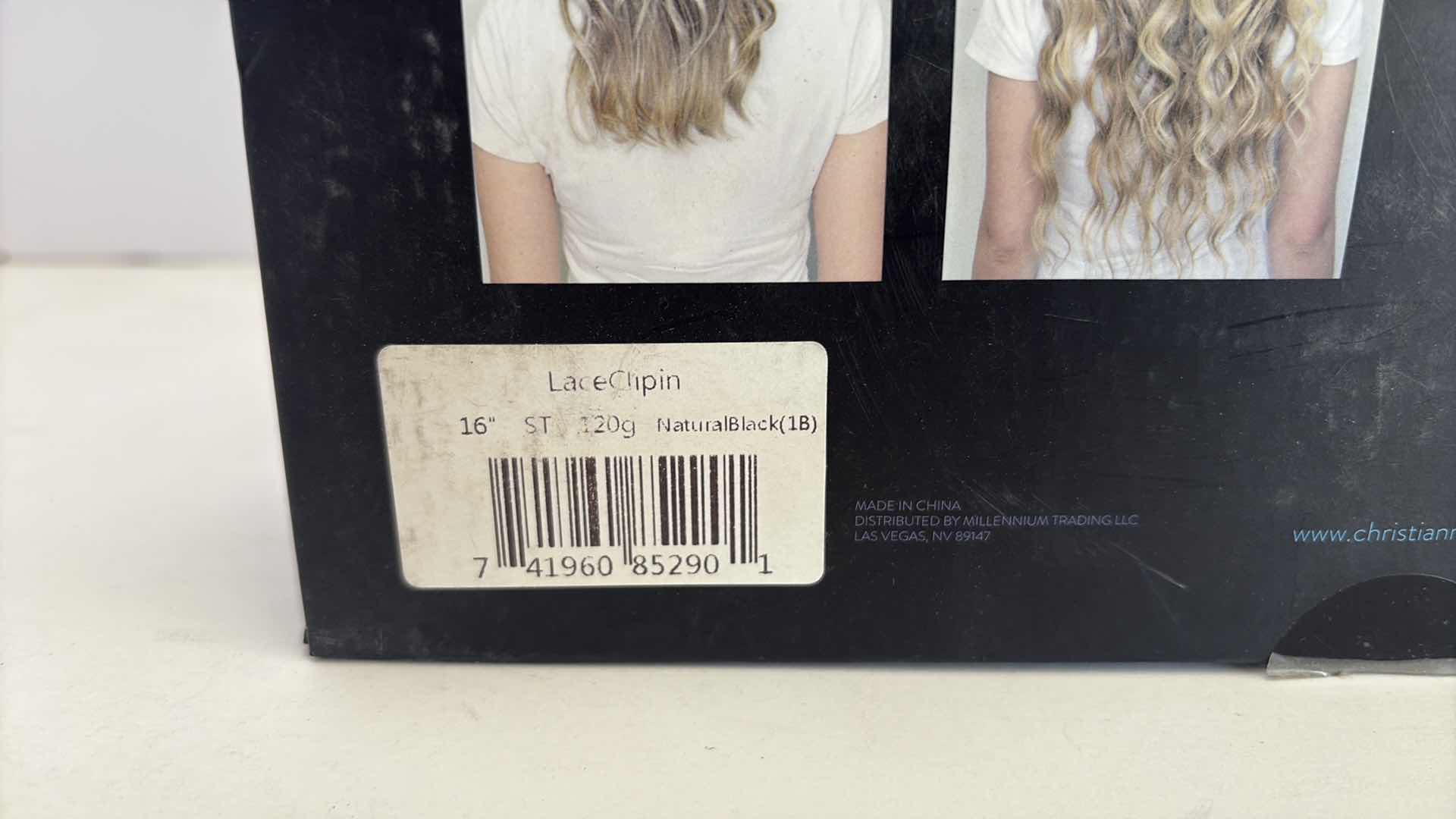 Photo 1 of SALONPRO CHRISTIAN REMY PRO SEAM CLIP IN HAIR EXTENSIONS 16” 120g “NATURAL BLACK”