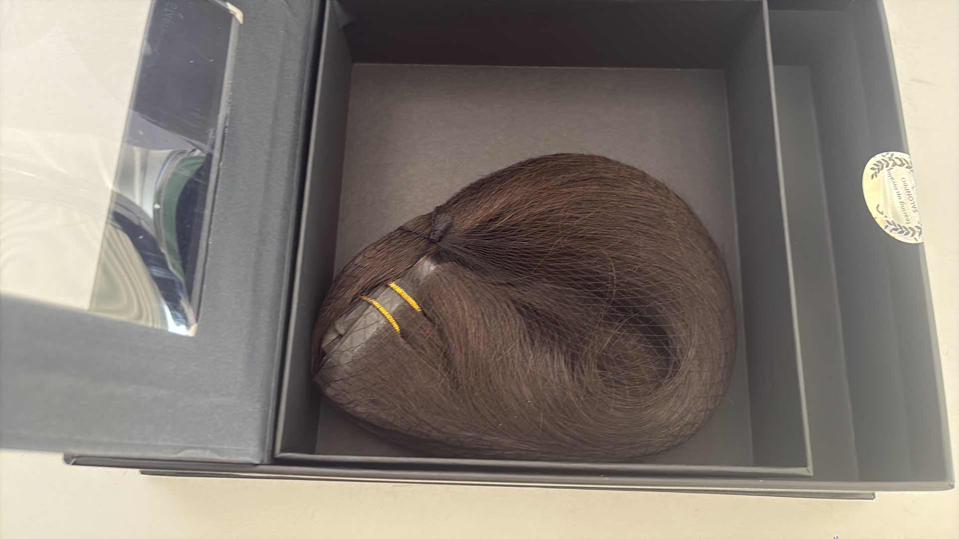 Photo 1 of SALONPRO CHRISTIAN REMY PRO SEAM CLIP IN HAIR EXTENSIONS 16” 140g “DEEP BROWN”