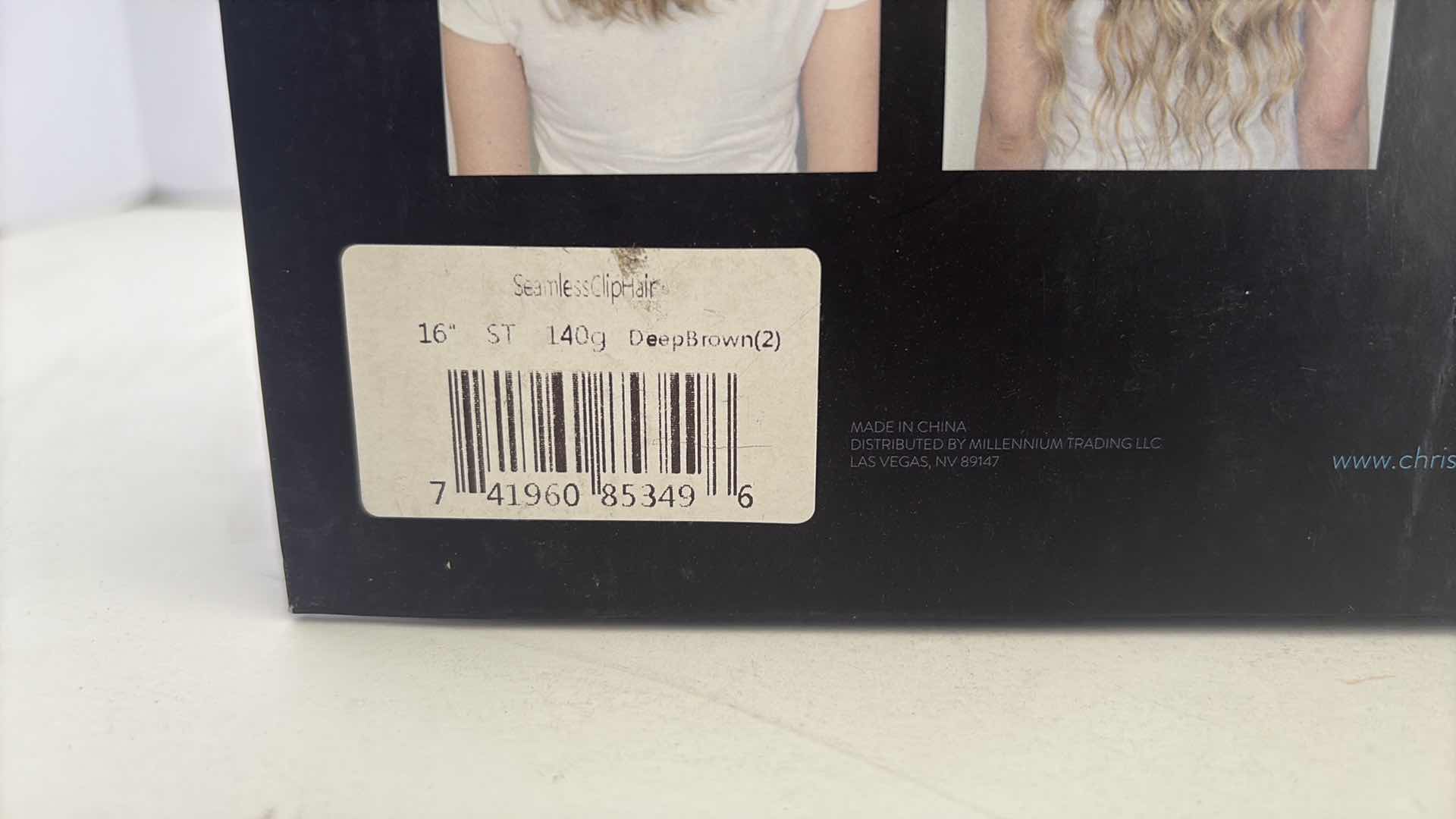 Photo 1 of SALONPRO CHRISTIAN REMY PRO SEAM CLIP IN HAIR EXTENSIONS 16” 140g “DEEP BROWN”